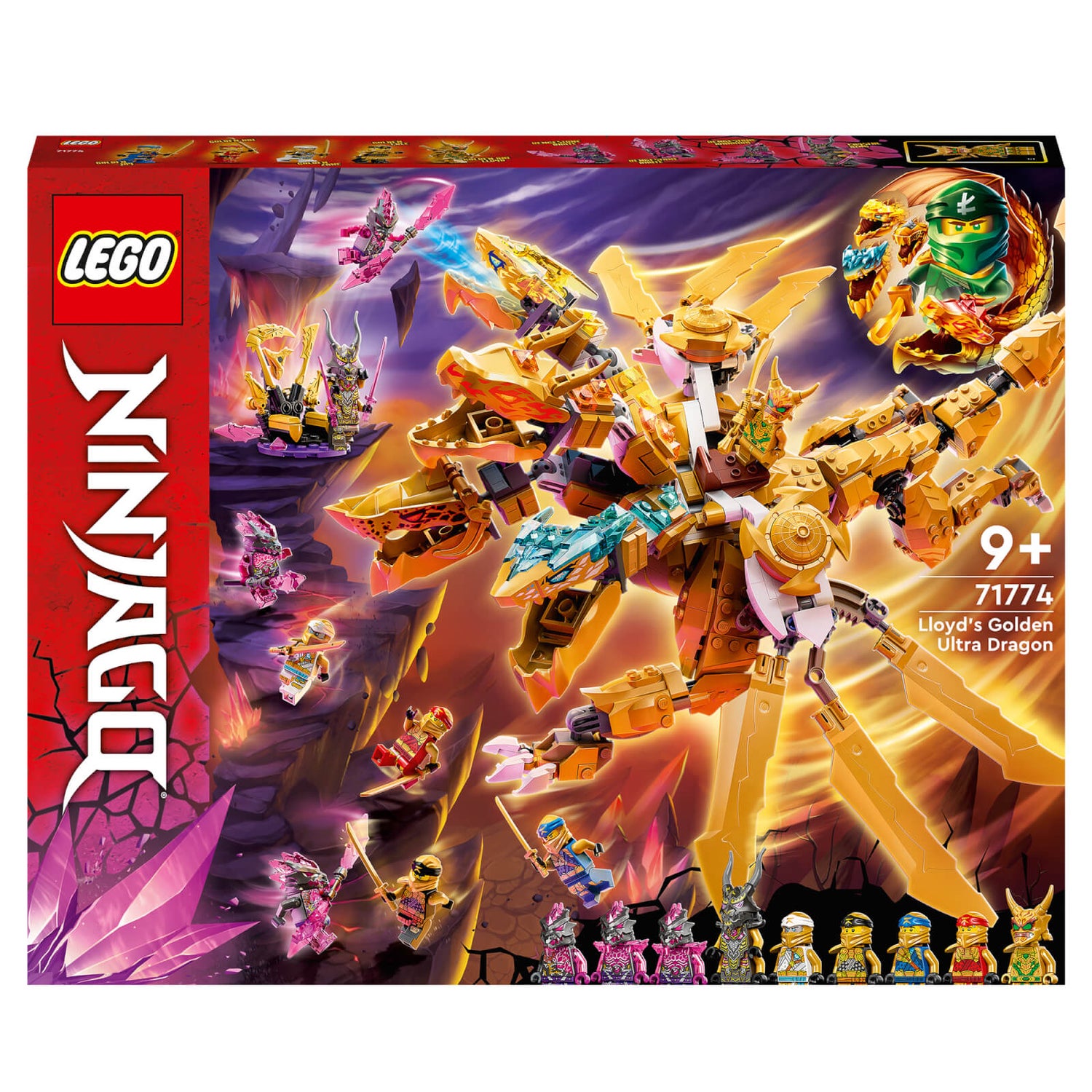 LEGO Ninjago Lloyd’s Golden Ultra Dragon (71774)