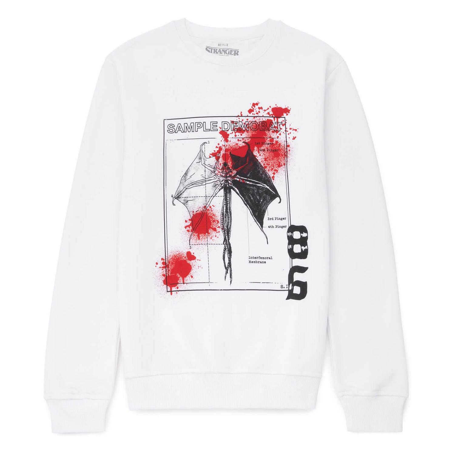 Stranger Things Demobat Sweatshirt - Weiß