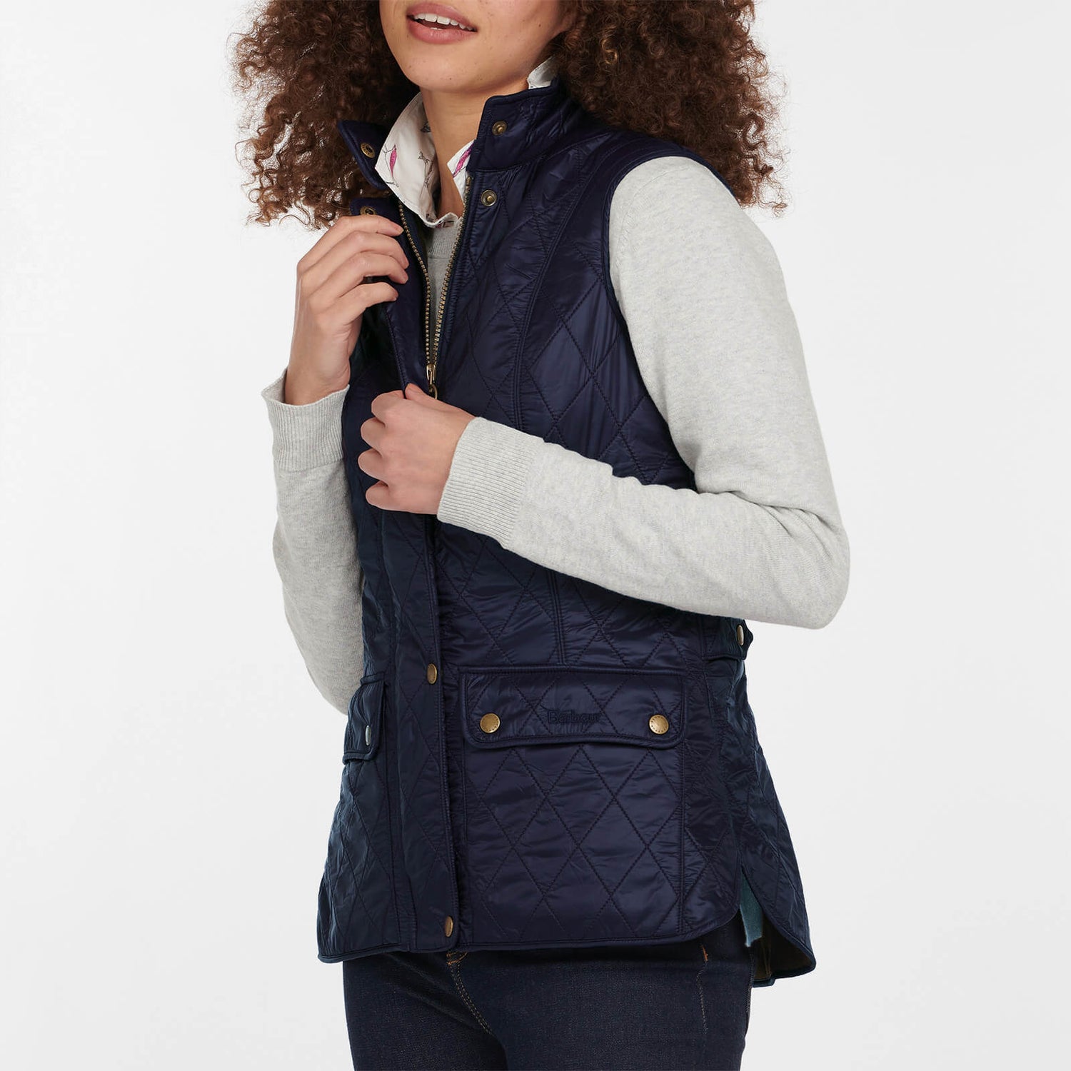 Barbour Betty Fleece-Lined Quilted Shell Gilet