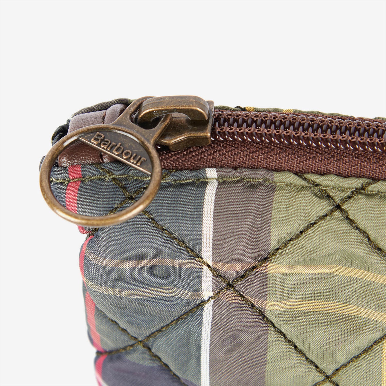 Barbour Quilted Multicoloured Twill Wash Bag 1