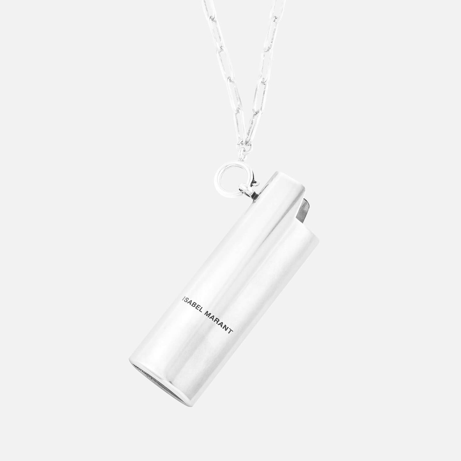 Isabel Marant silver-Tone Brass Lighter Holder Necklace