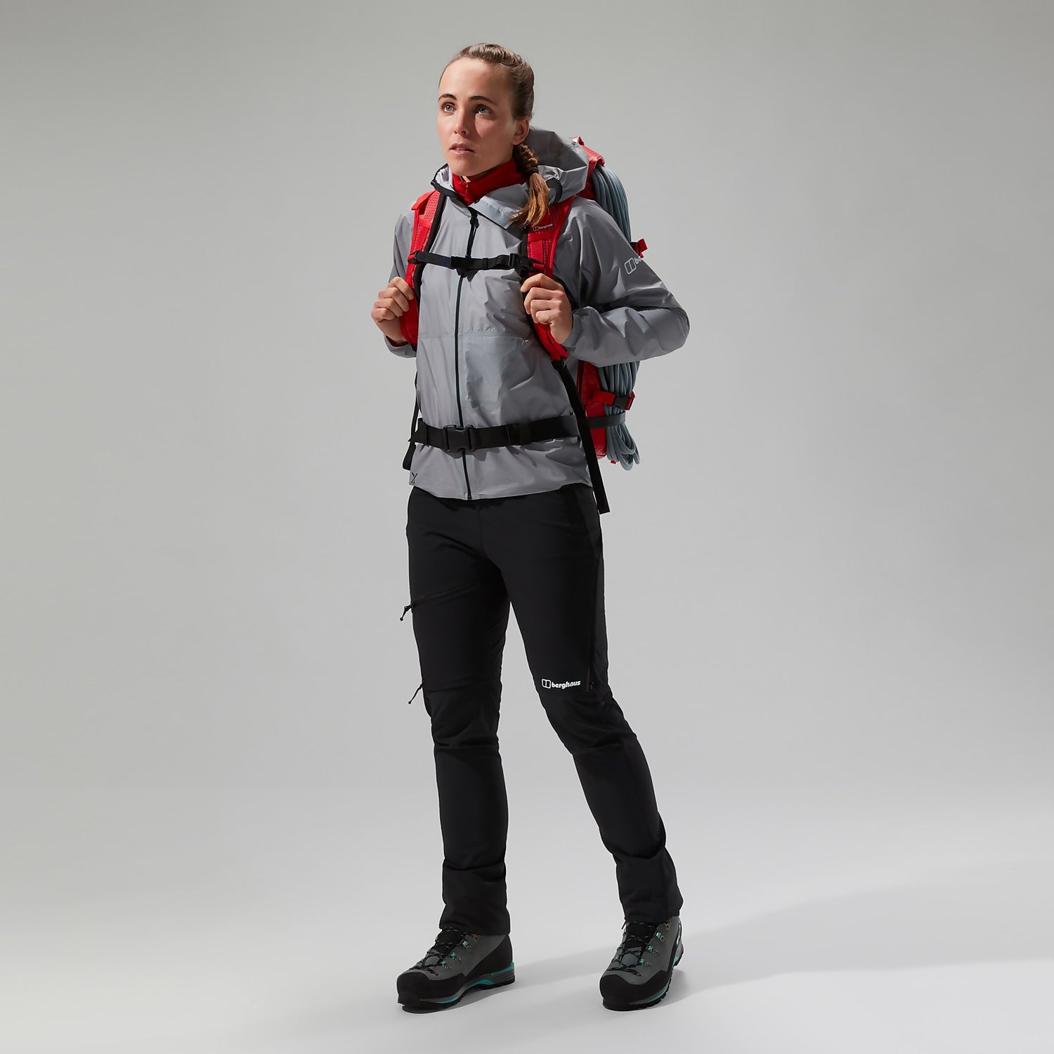 Women s MTN Guide Hyper LT Jacket Red Black 10