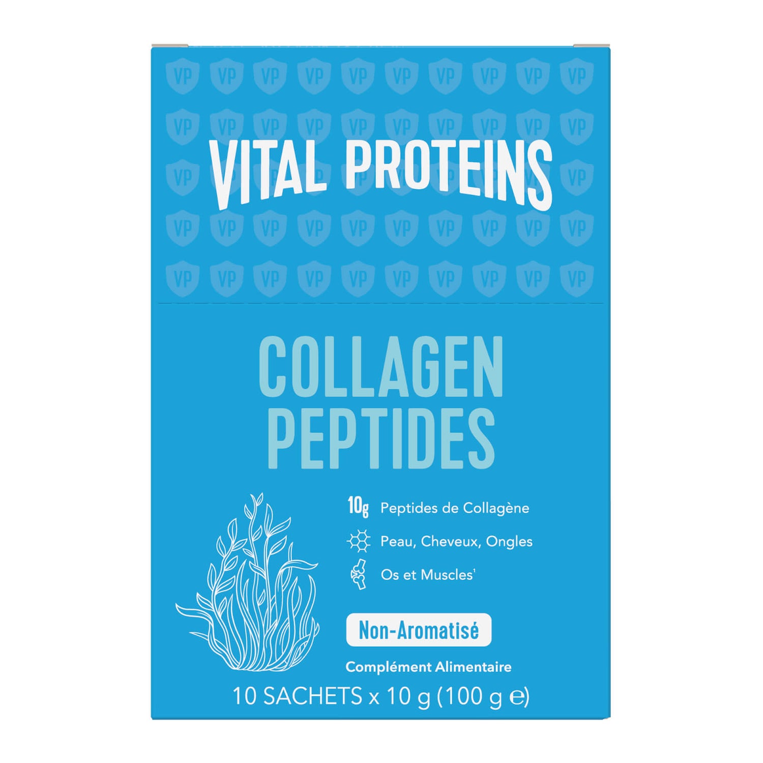 Vital Proteins Collagen Peptides 10 Stick Pack Box - Unflavoured (FR)