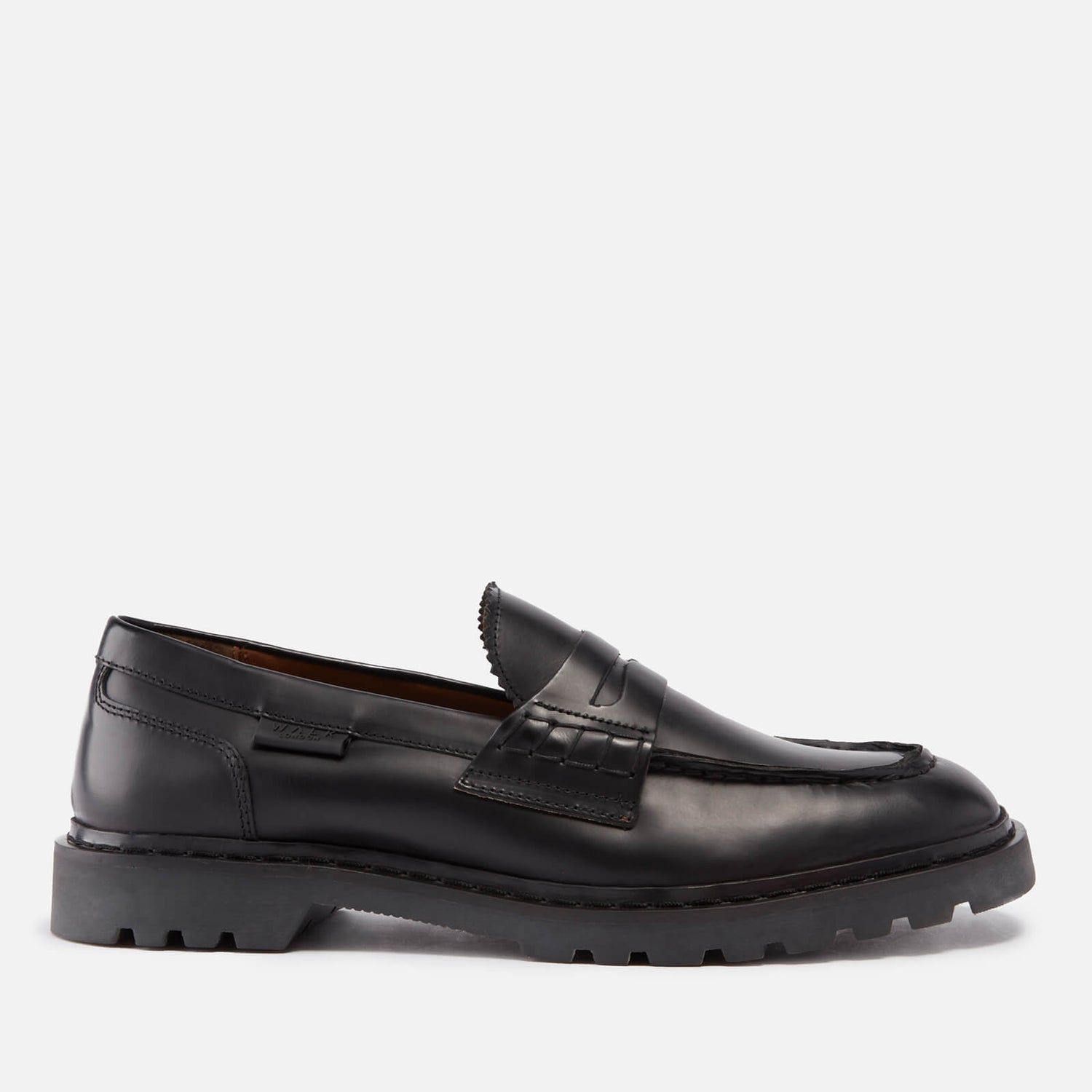 Walk London Milano Leather Saddle Loafers - 8