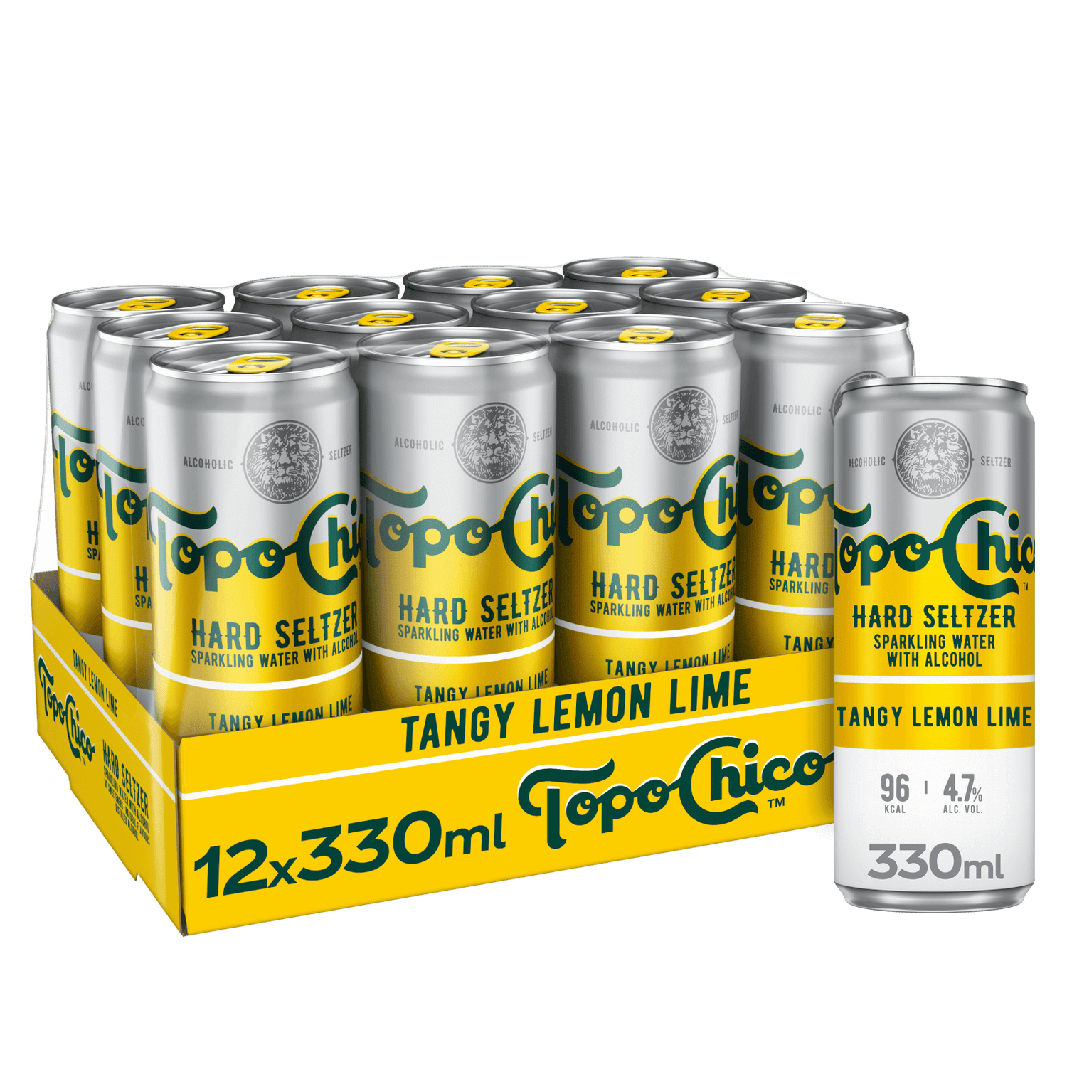 Topo Chico Hard Seltzer Tangy Lemon Lime 12 x 330ml
