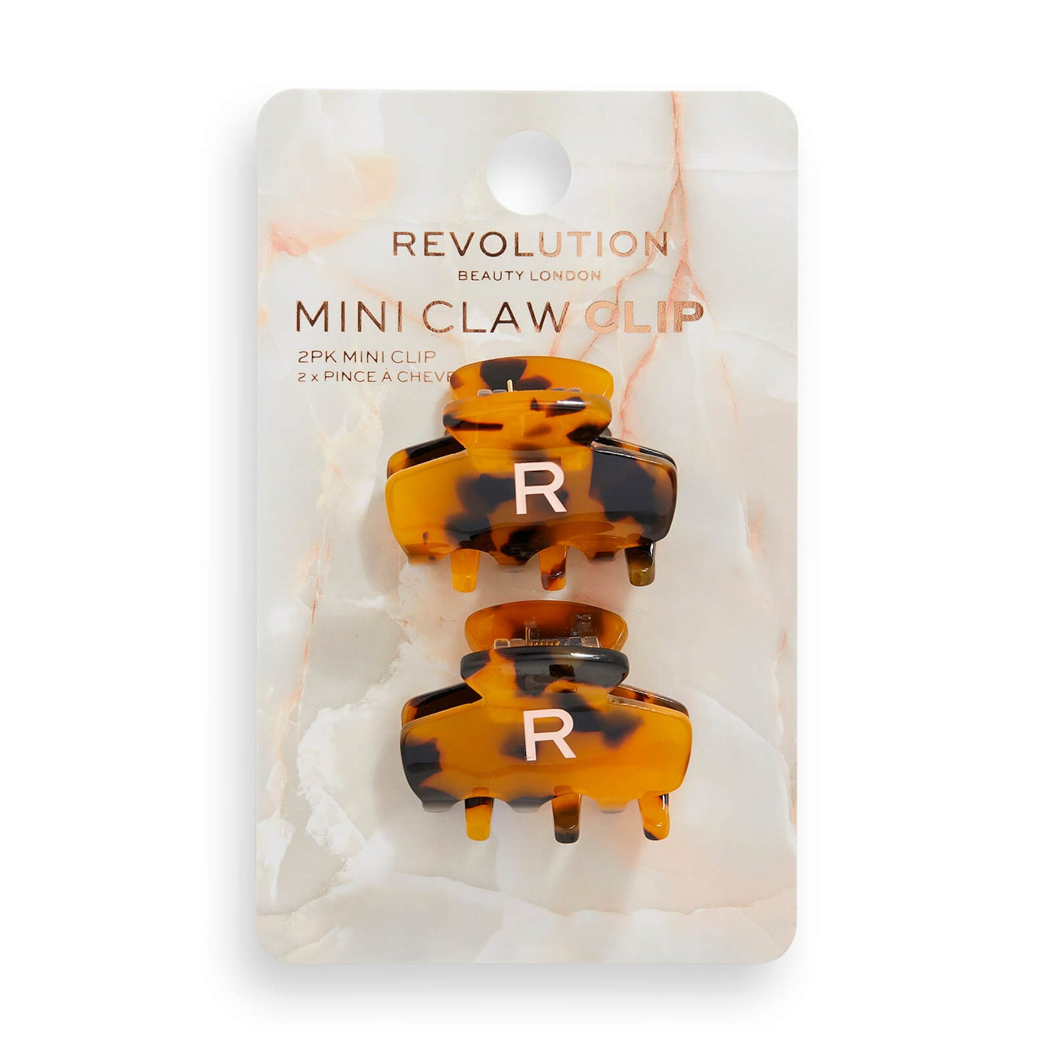 Revolution 2 Pack Mini Acetate Claw Clip