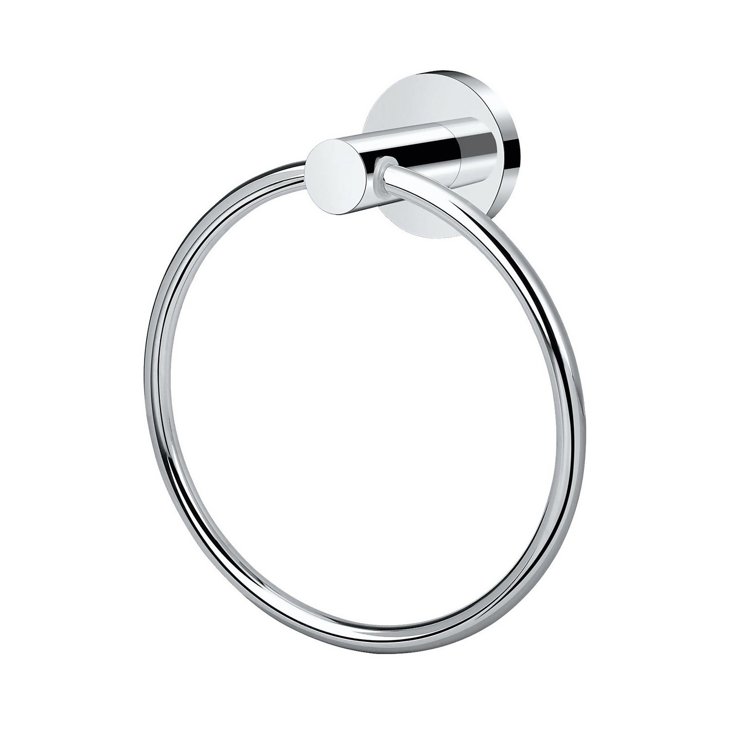Homebase Towel Ring Round Chrome Homebase
