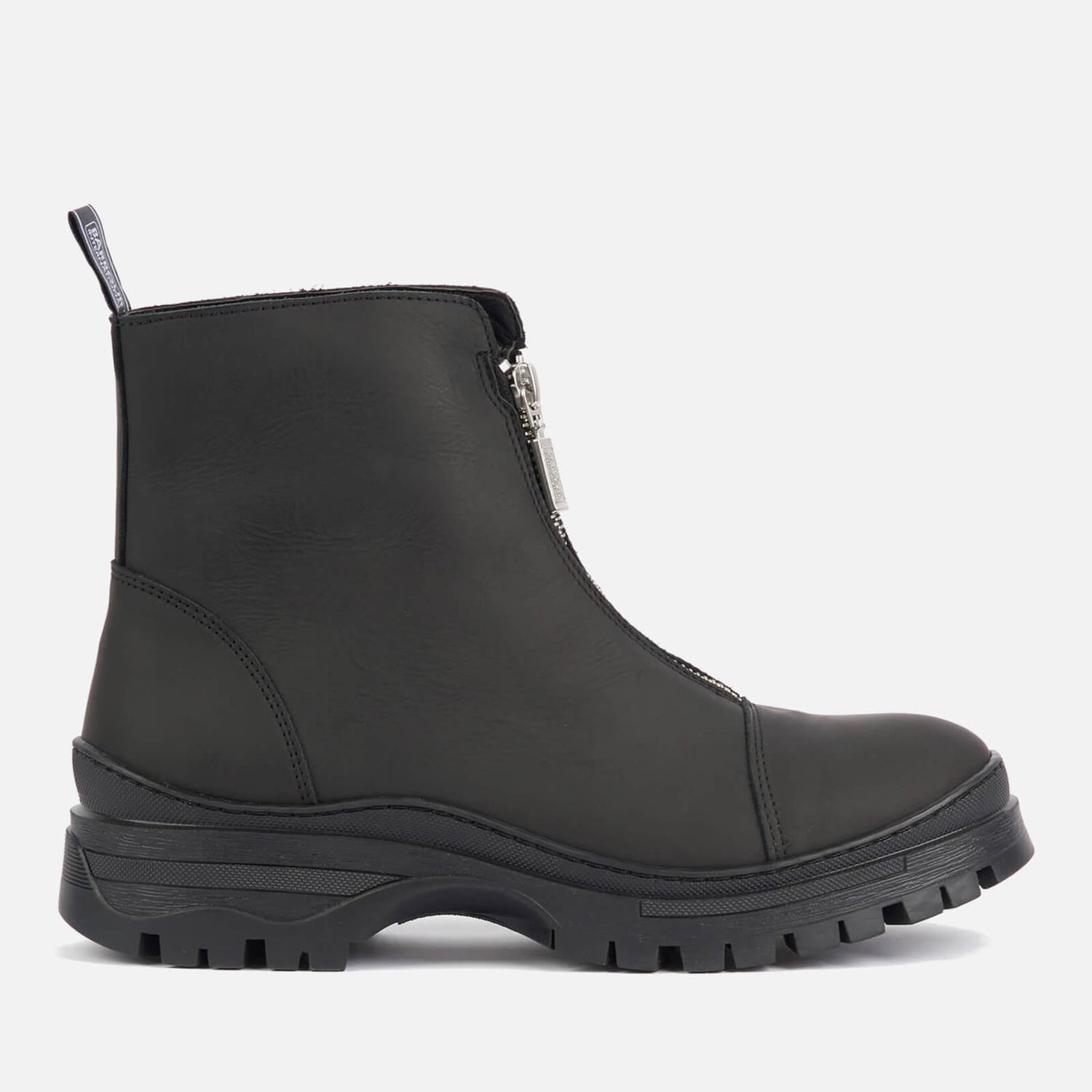 Barbour International Cora Leather Zip Front Boots