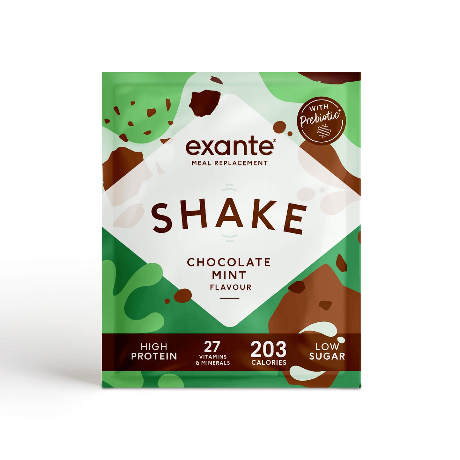 Exante Diet Meal Replacement Shake, Chocolate Mint, Single Serving Sachet