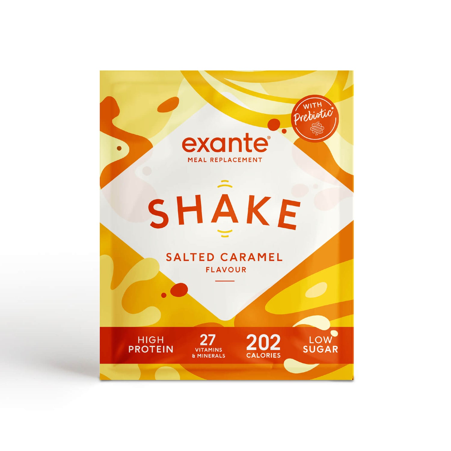 Exante Diet Meal Replacement Shake, Salted Caramel, Single Serving Sachet