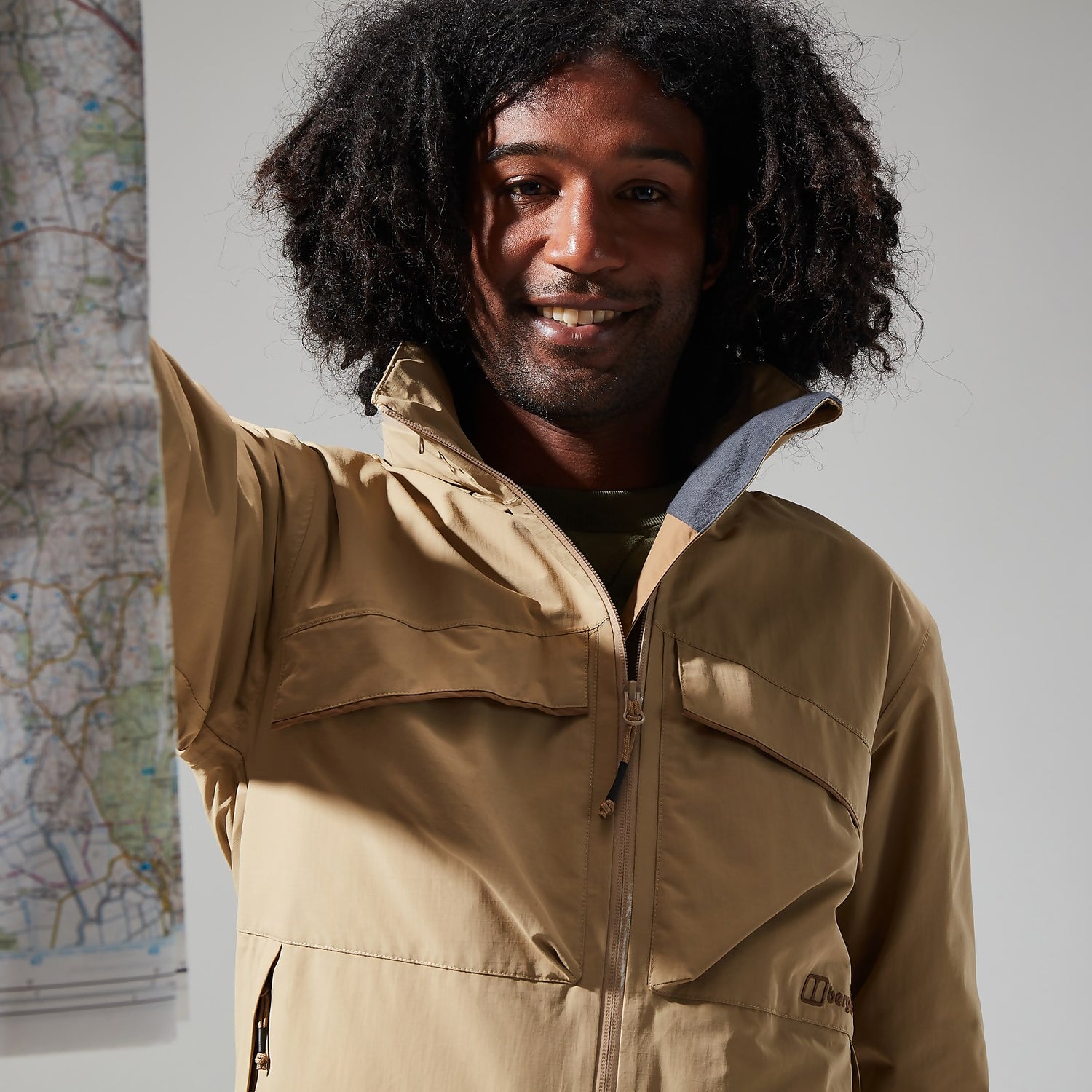 Men s Helmor Utility Jacket in Natural Berghaus