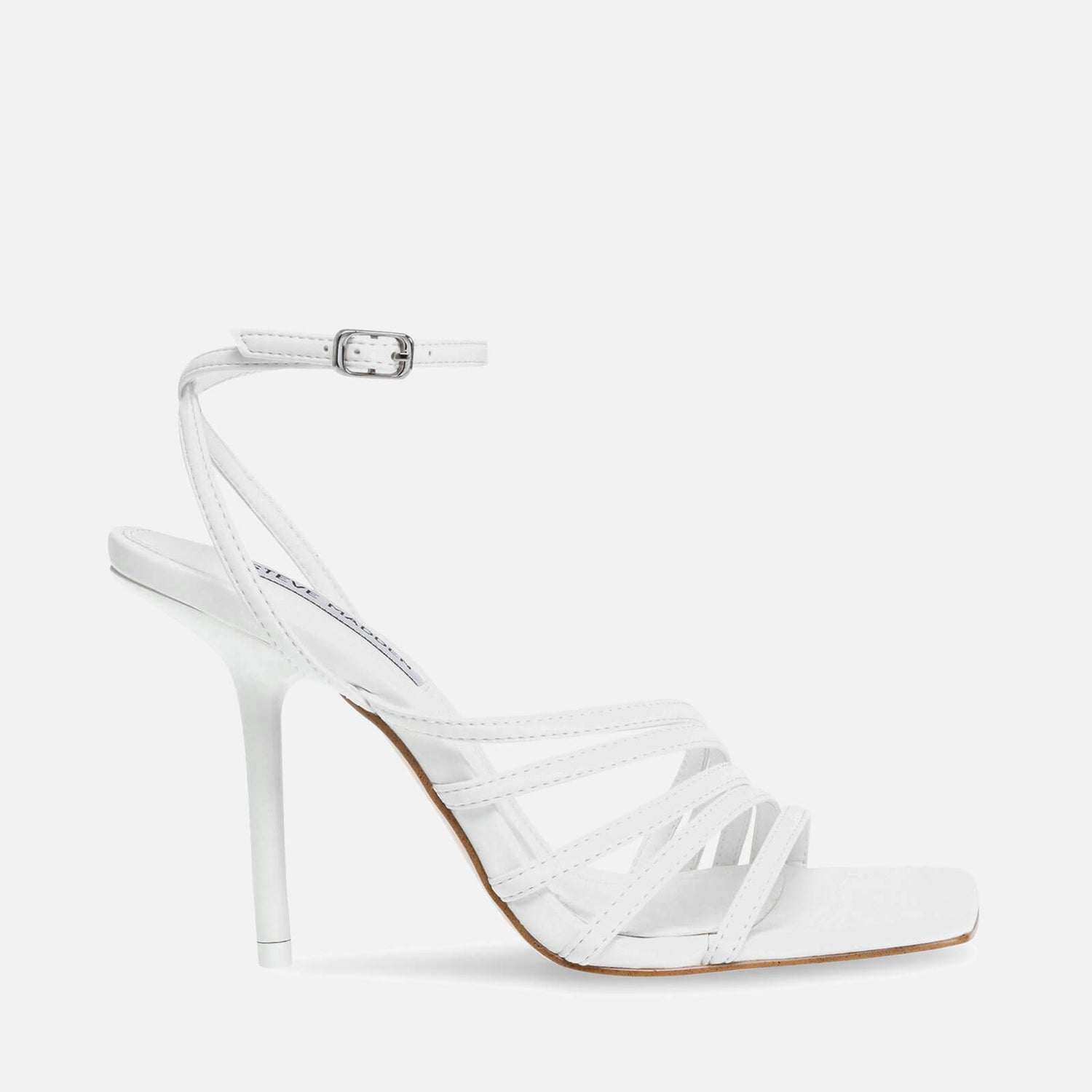 Steve Madden All-In Faux Leather Heeled Sandals - UK 3