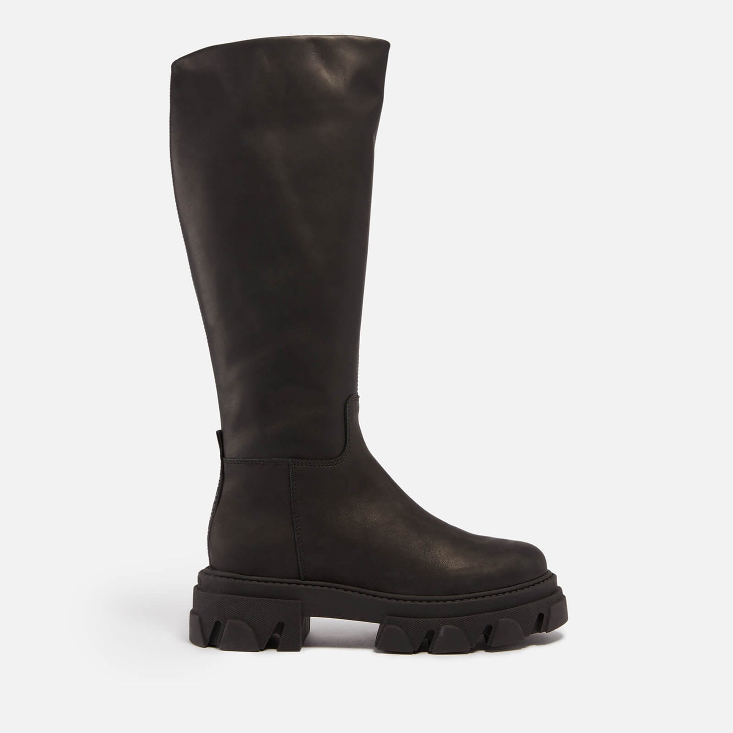 Steve Madden Mana Leather Knee-High Platform Boots - UK 3