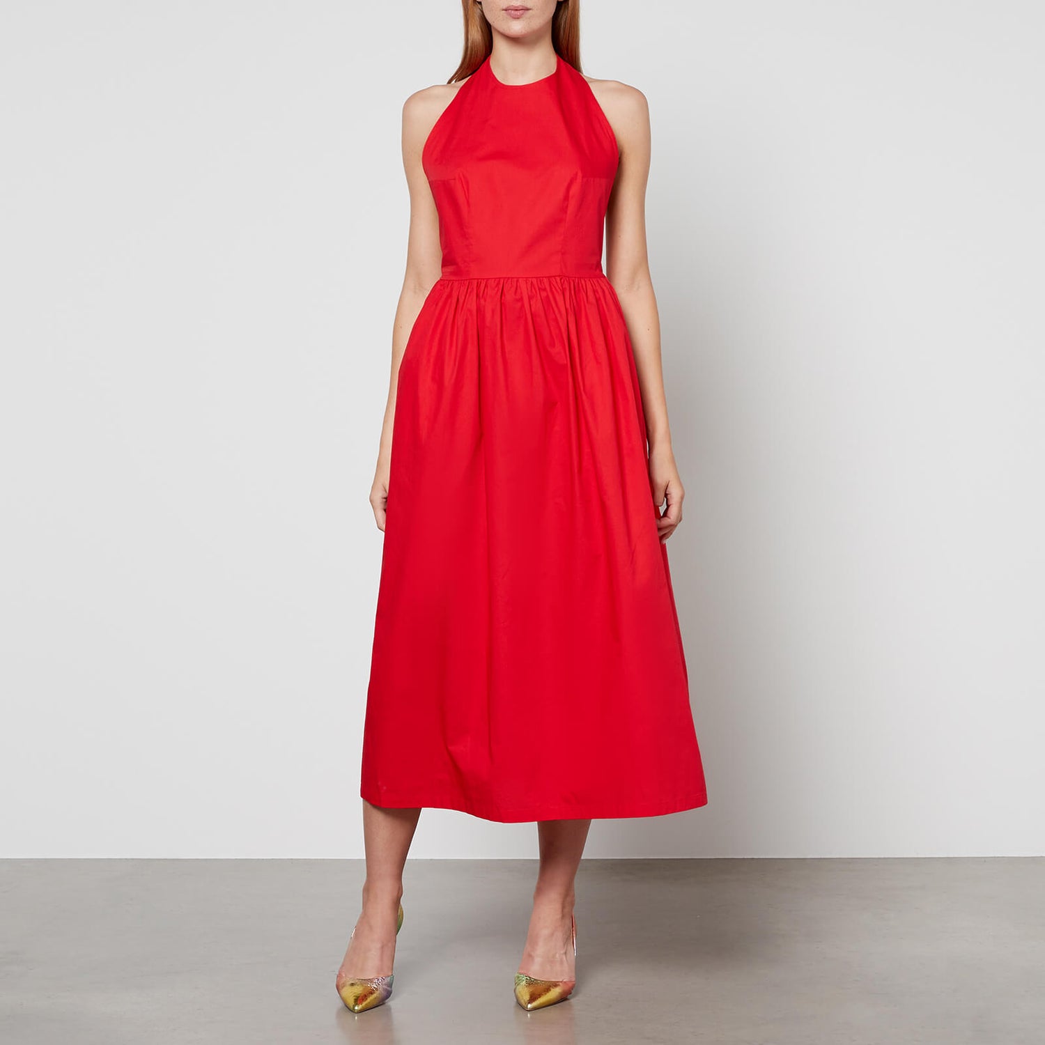 Never Fully Dressed Women's Red Kenickie Dress - Red - UK 14