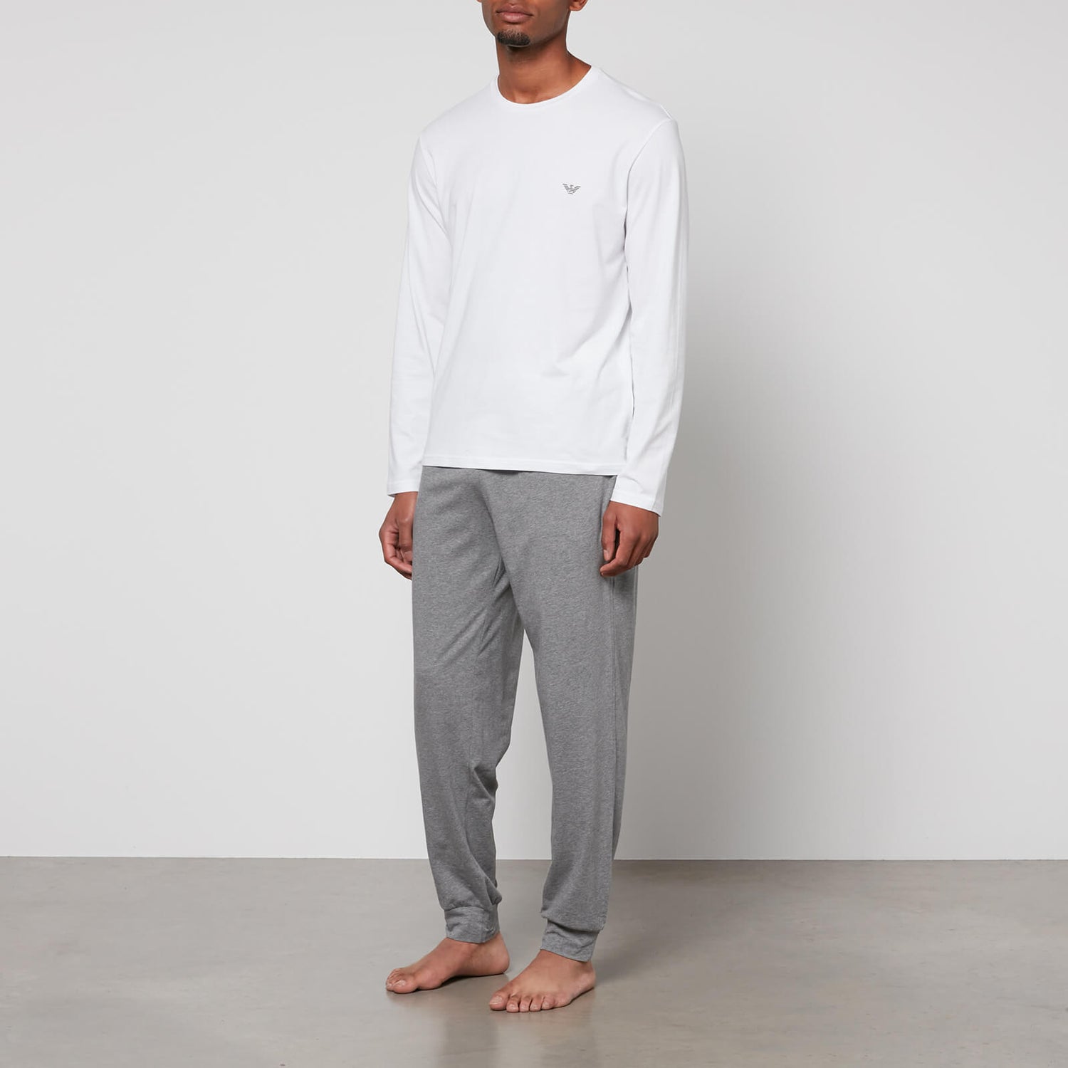 Emporio Armani Endurance Stretch-Cotton Jersey Pyjama Set