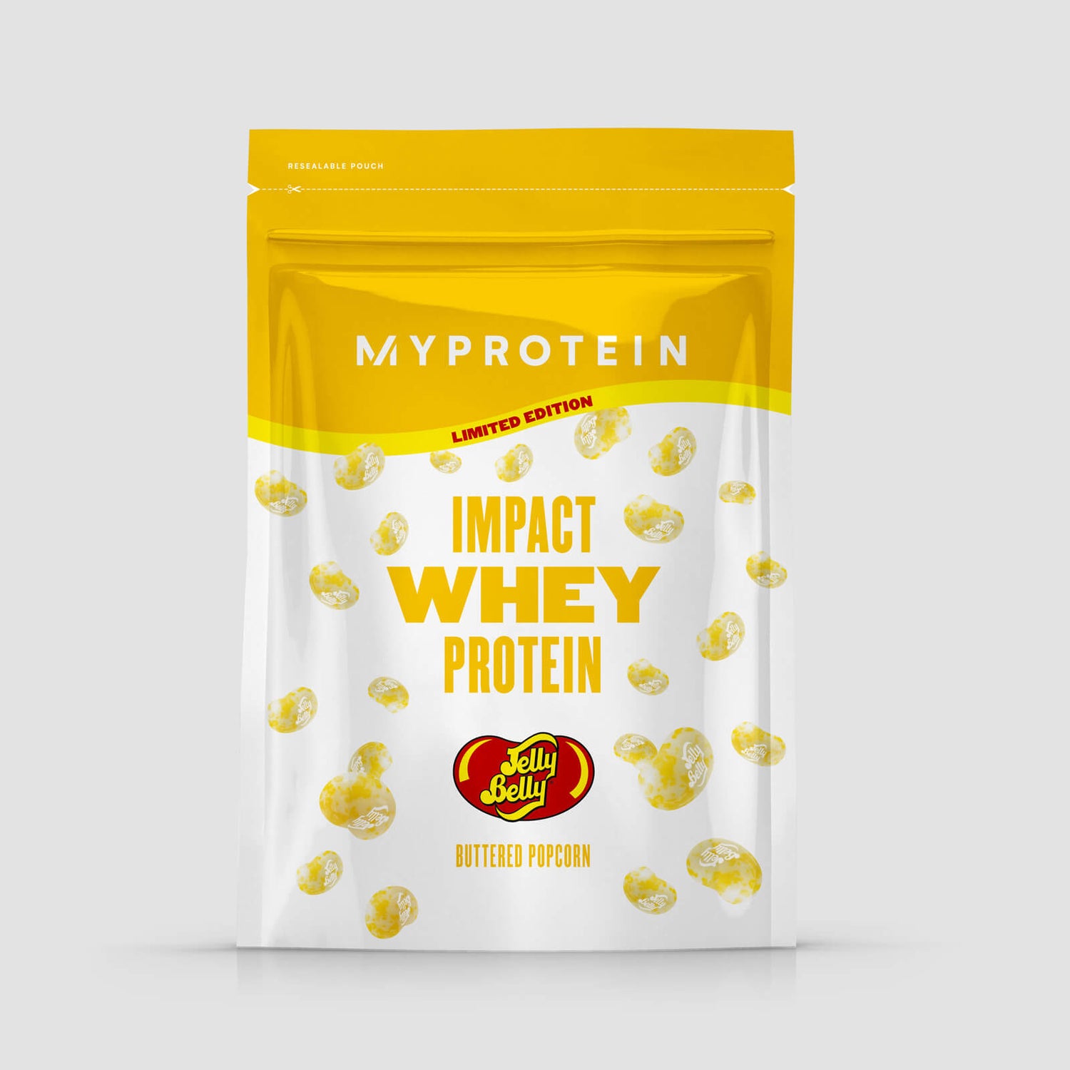 Srvátková bielkovina Impact Whey Protein – edícia Jelly Belly® - 40servings - Buttered Popcorn