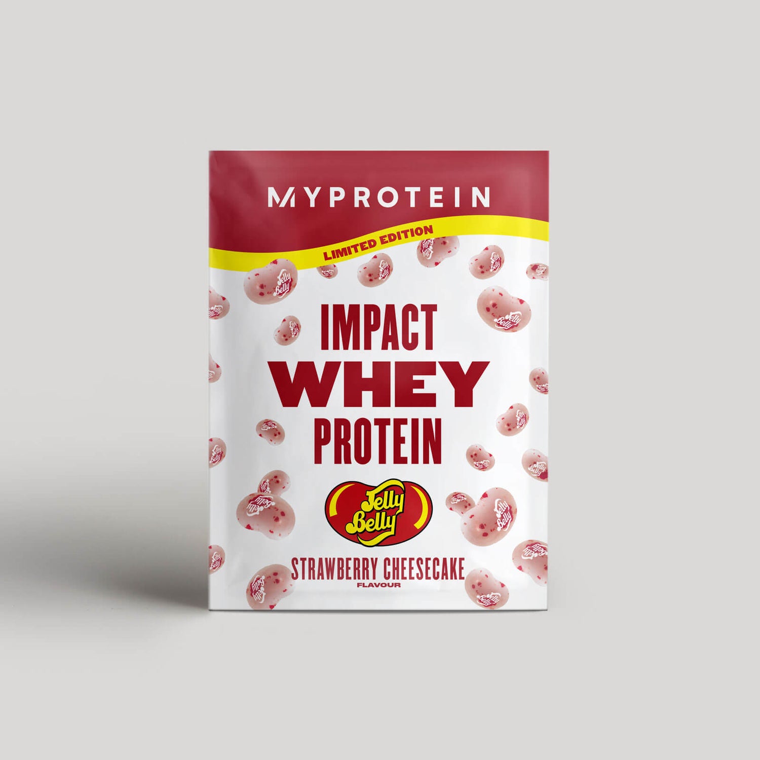 Impact Whey Protein (Sample) - 25g - Jelly Belly - Strawberry Cheesecake