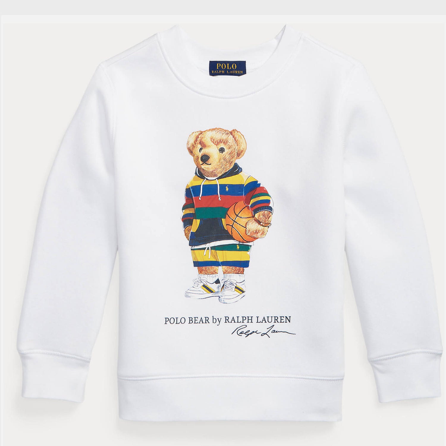 Polo Ralph Lauren Boys' Basketball Bear Cotton-Blend Sweatshirt - 2 Years