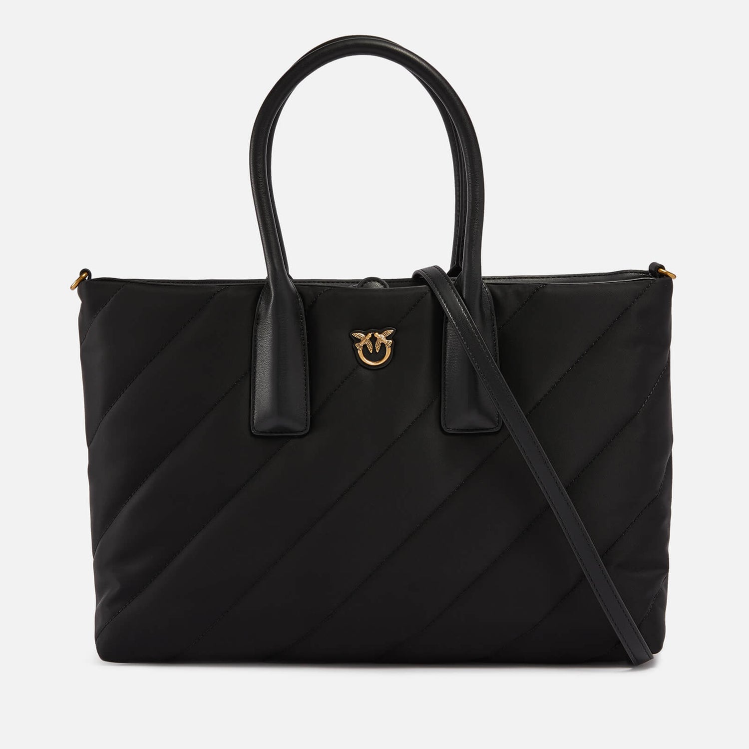 Pinko Maxi Puff Quilted Shell Tote Bag