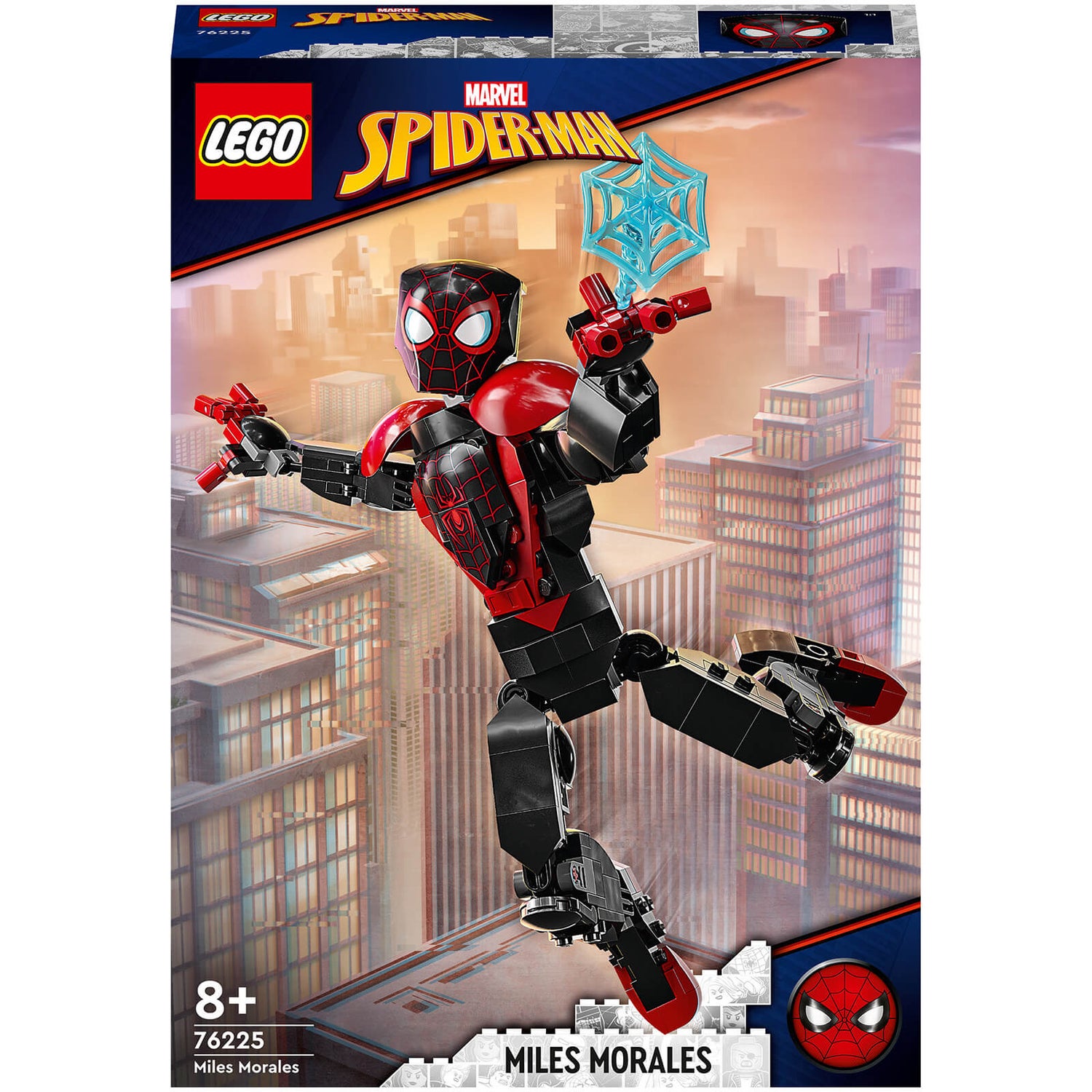 LEGO Marvel Miles Morales Figure Spider-Man Building Toy (76225)