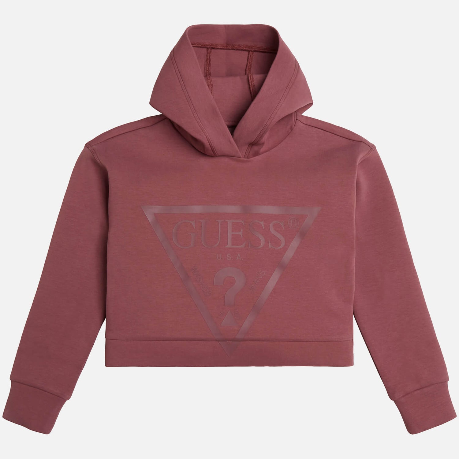 Guess Girls' Logo-Printed Cotton-Blend Hooded Sweatshirt - 8 Years