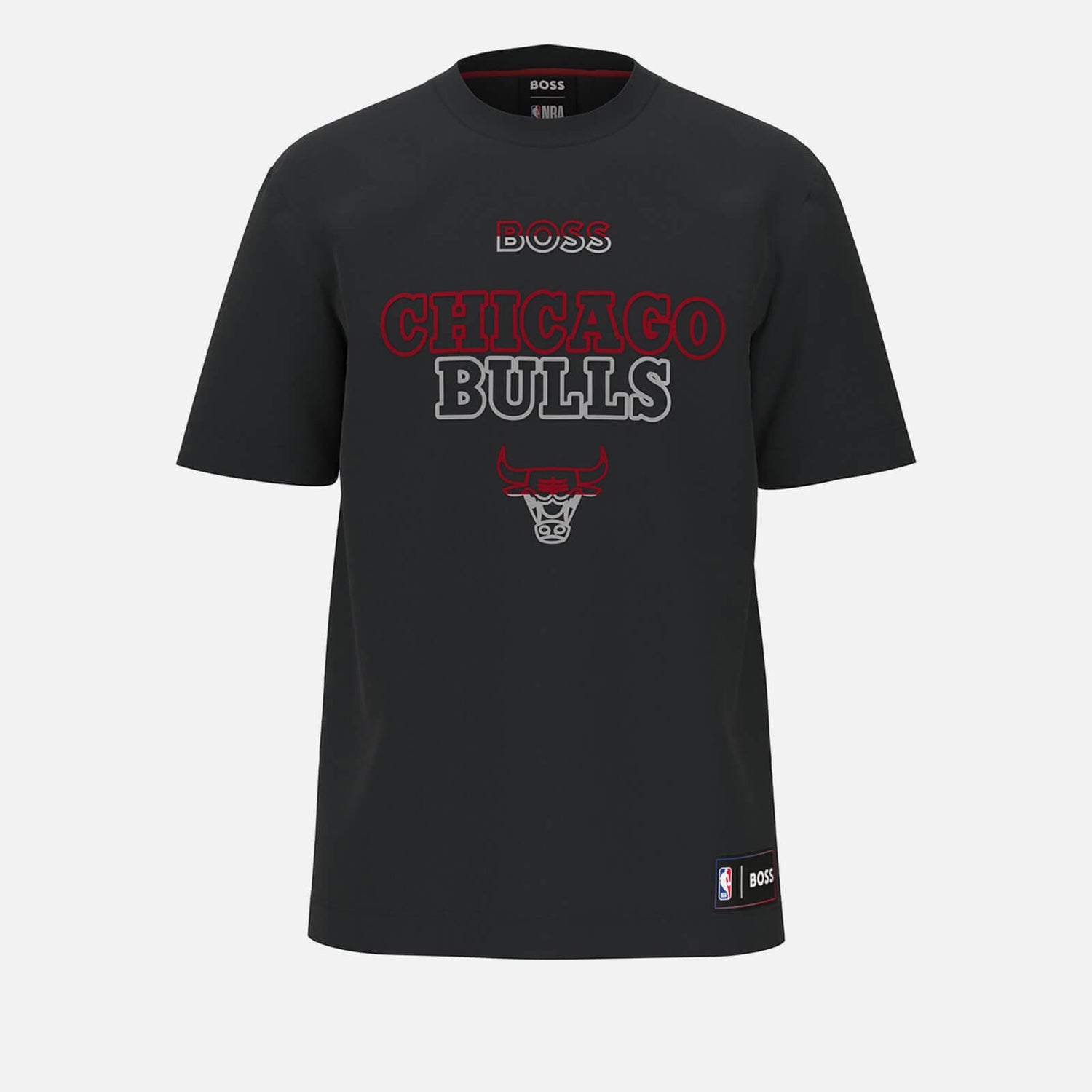 BOSS X NBA Chicago Bulls Logo Cotton-Blend T-Shirt - S