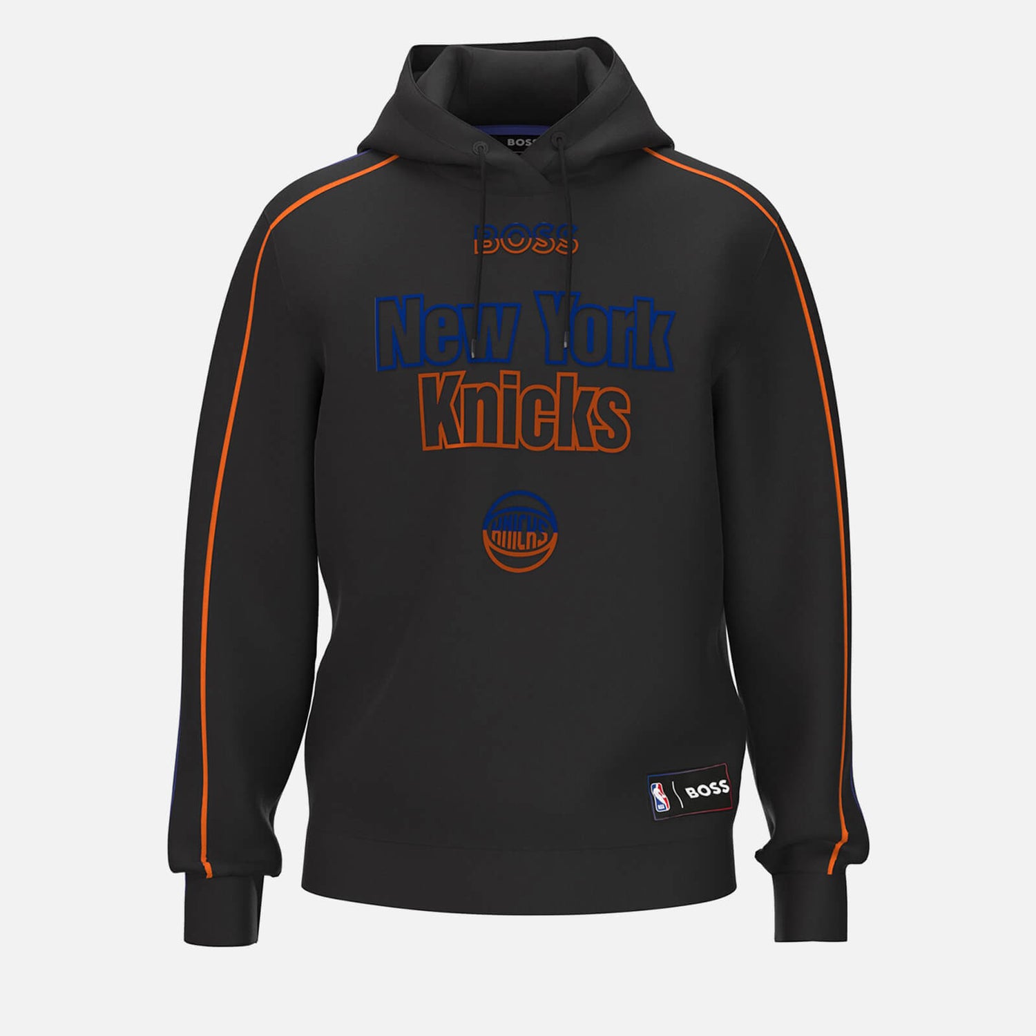 BOSS X NBA NY Knicks Cotton-Blend Jersey Hoodie - M