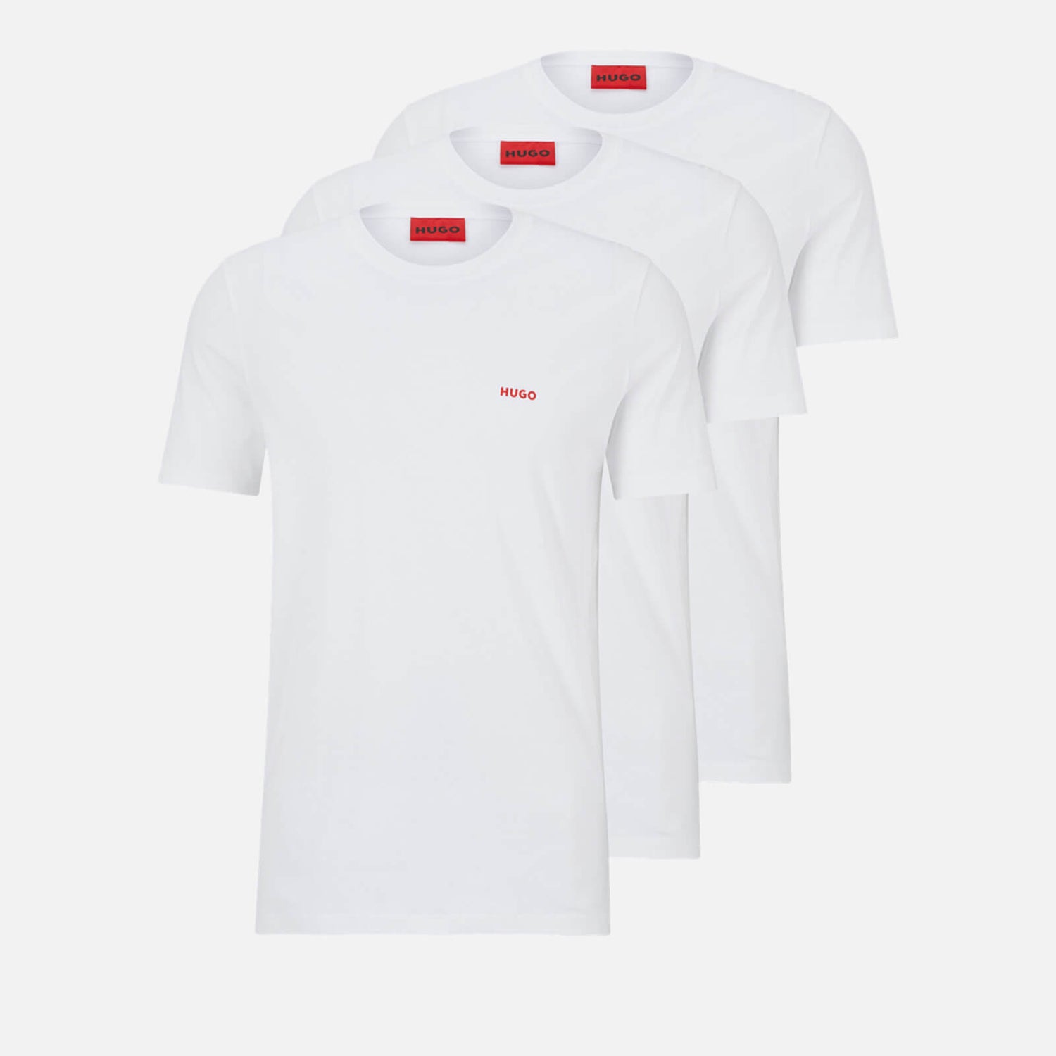 Boss Bodywear Logo Cotton T-Shirt 3-Pack