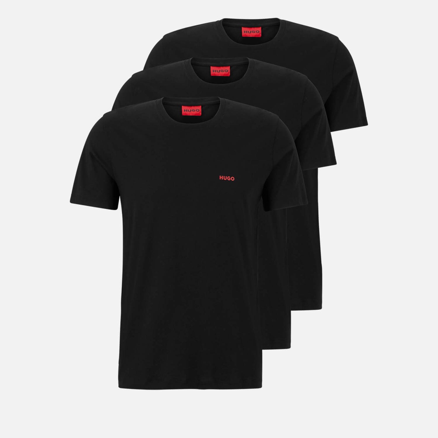 Boss Bodywear Logo Cotton T-Shirt 3-Pack - M