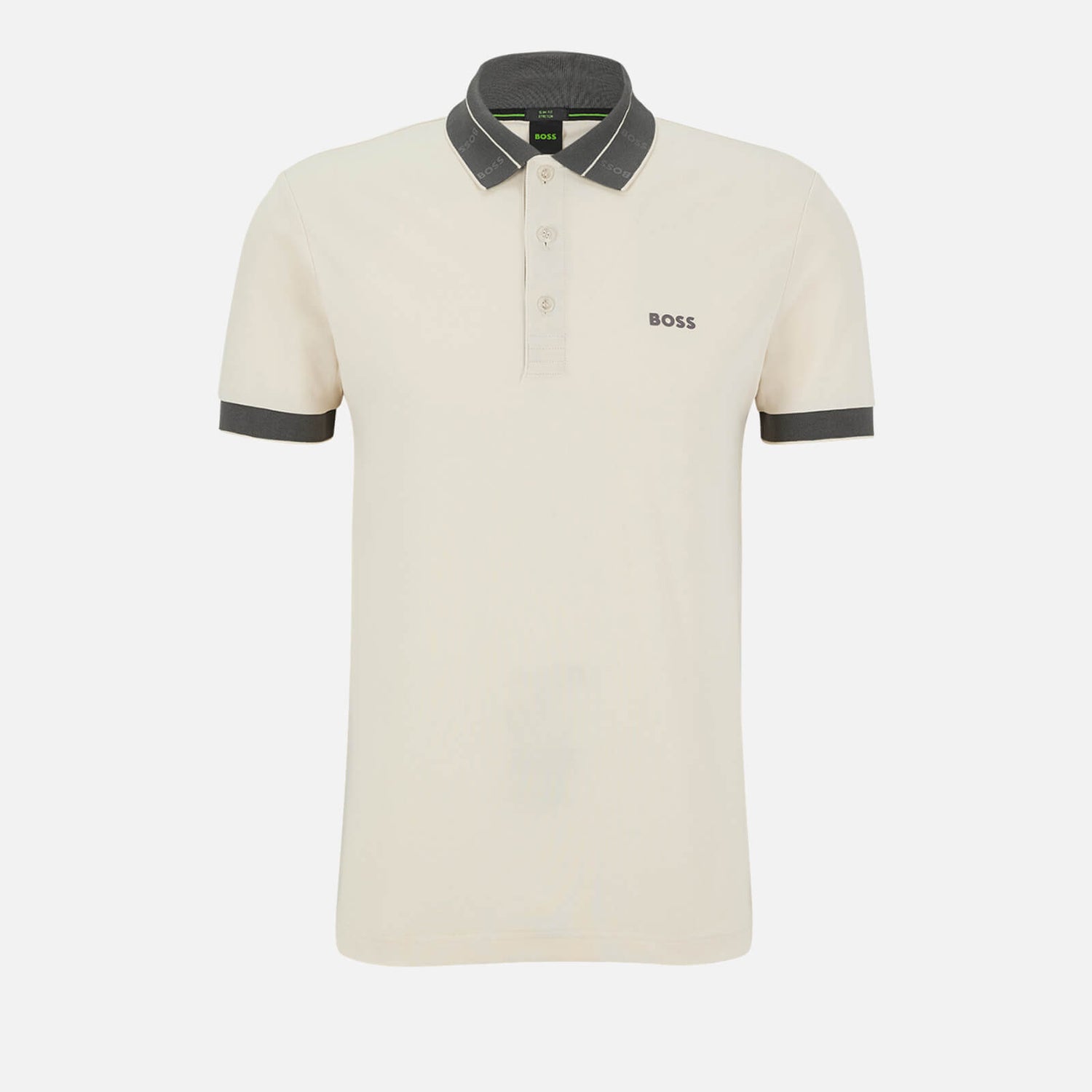 Hugo Boss Paule Contrast Trim Cotton-Blend Polo Shirt - S