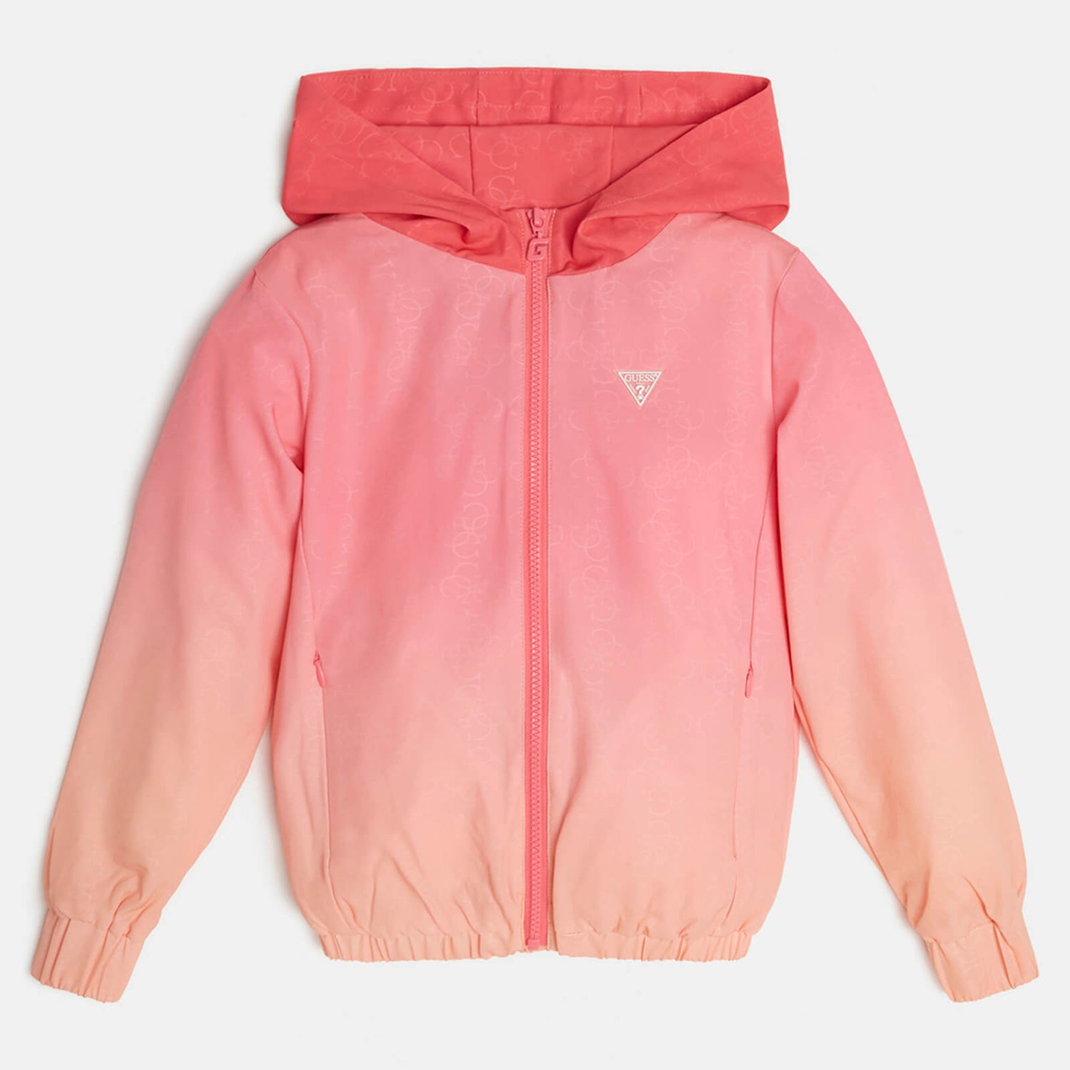 Guess Girls Logo-Detailed Jersey Hooded Jacket - 4 Years