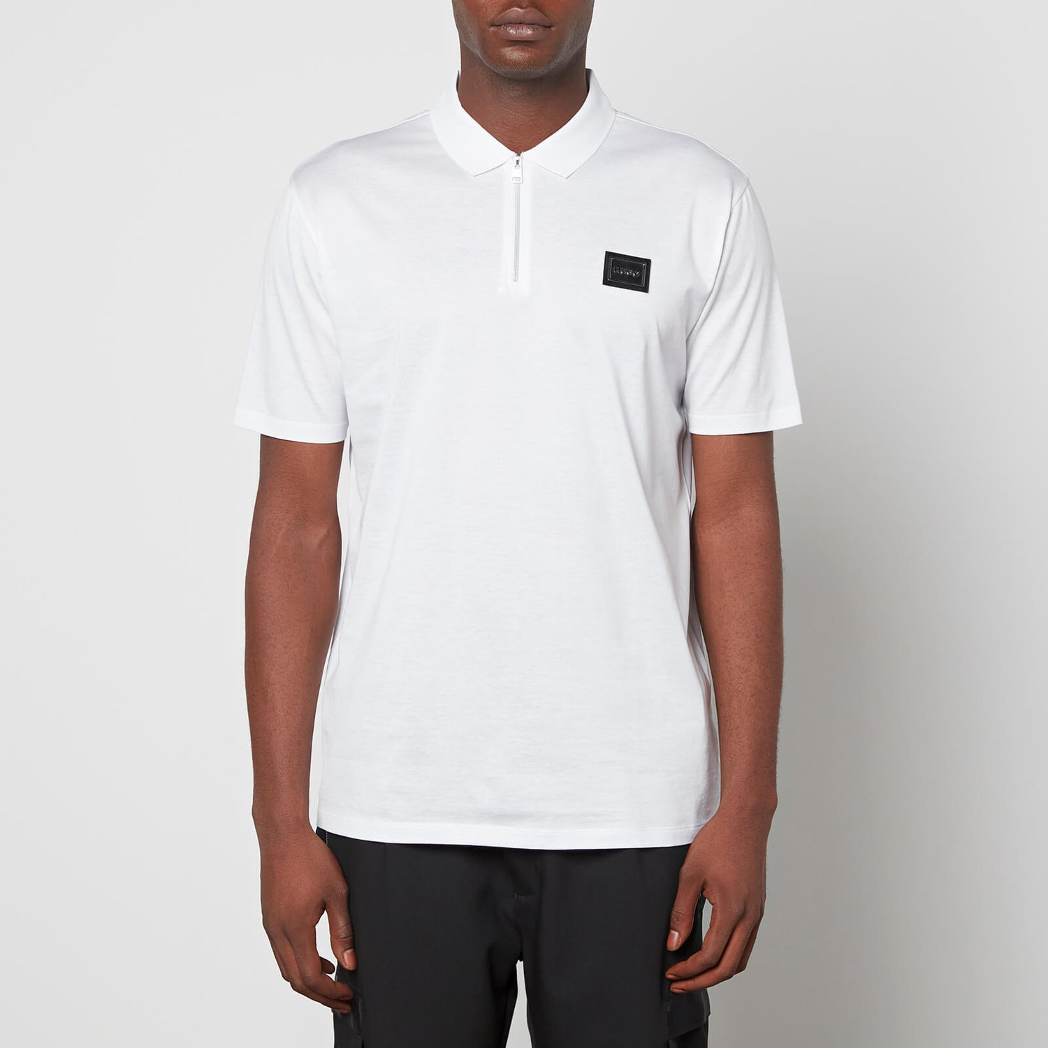 HUGO Domelo Cotton-Jersey Polo Shirt - S