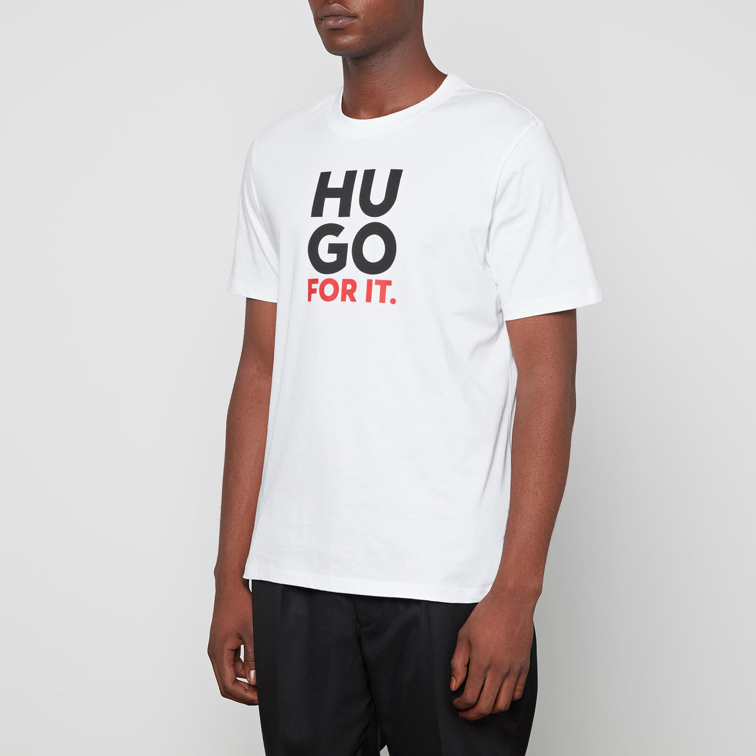 HUGO Dimentis Cotton-Jersey T-Shirt - M