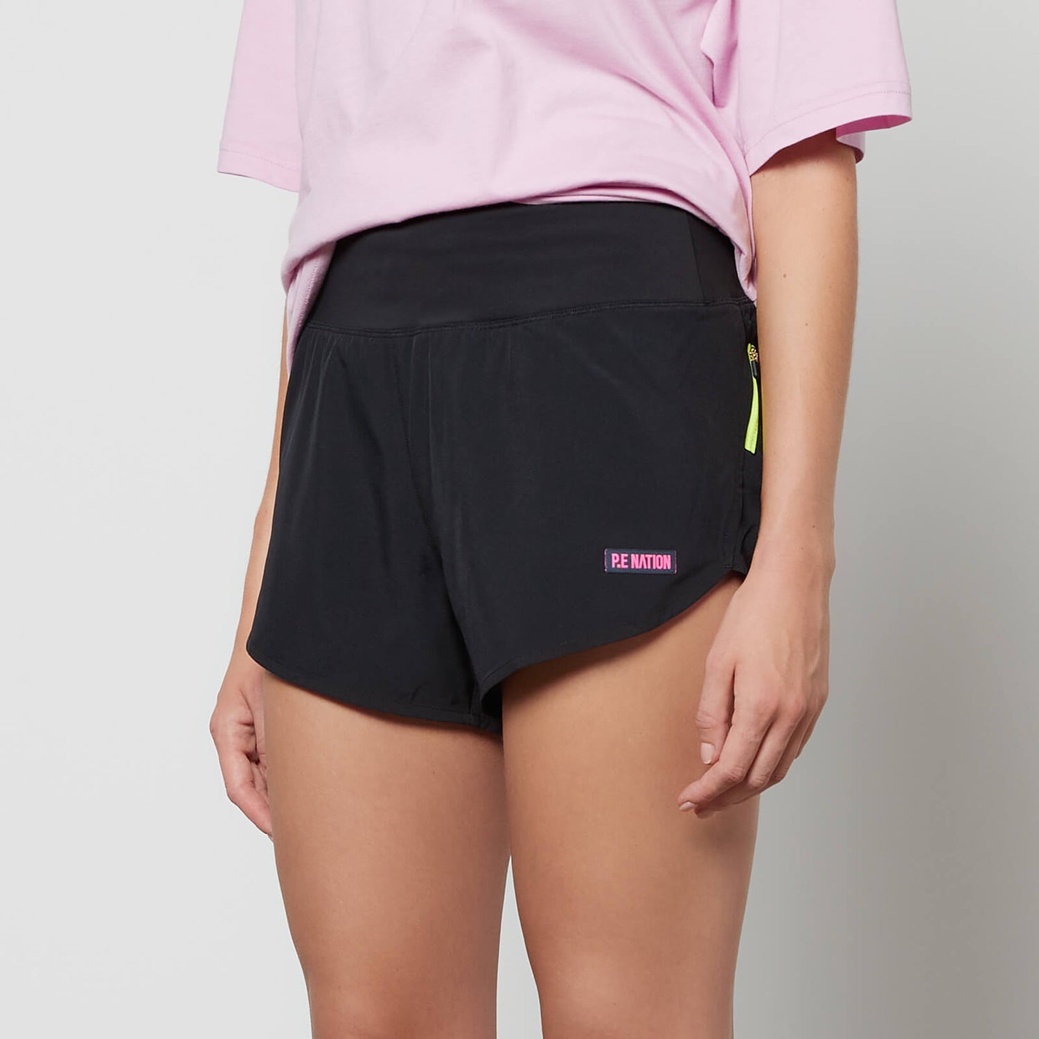 P.E Nation In Play Recycled Stretch-Jersey Shorts - XS