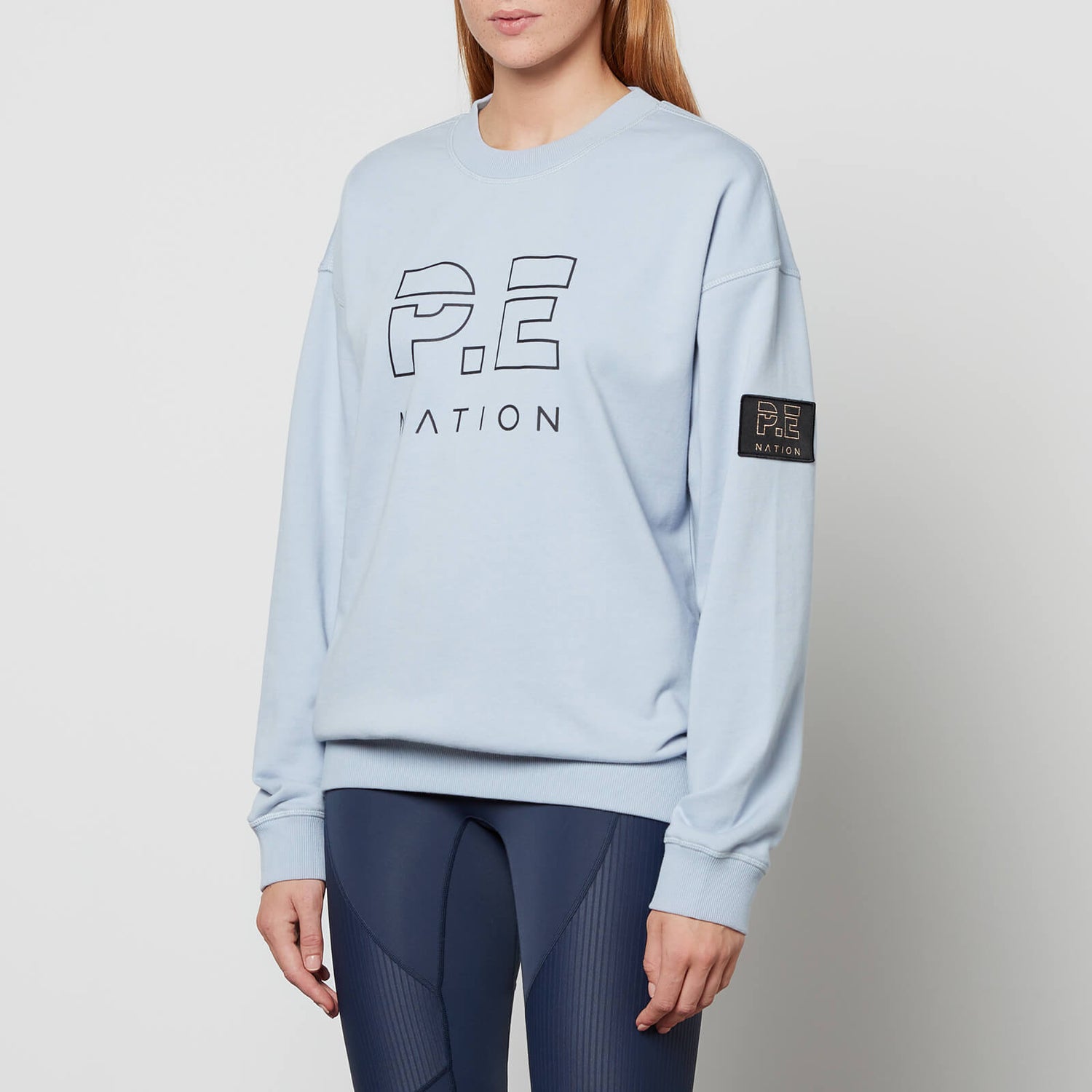 P.E Nation Heads Up Loopback Organic Cotton-Jersey Sweatshirt - XS