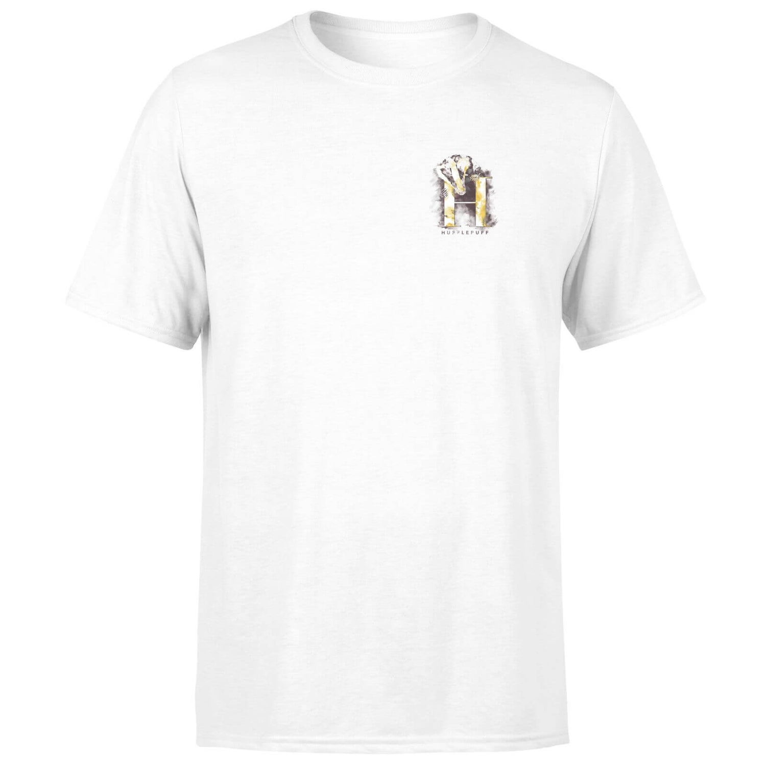 Camiseta unisex Hufflepuff de Harry Potter - Blanco