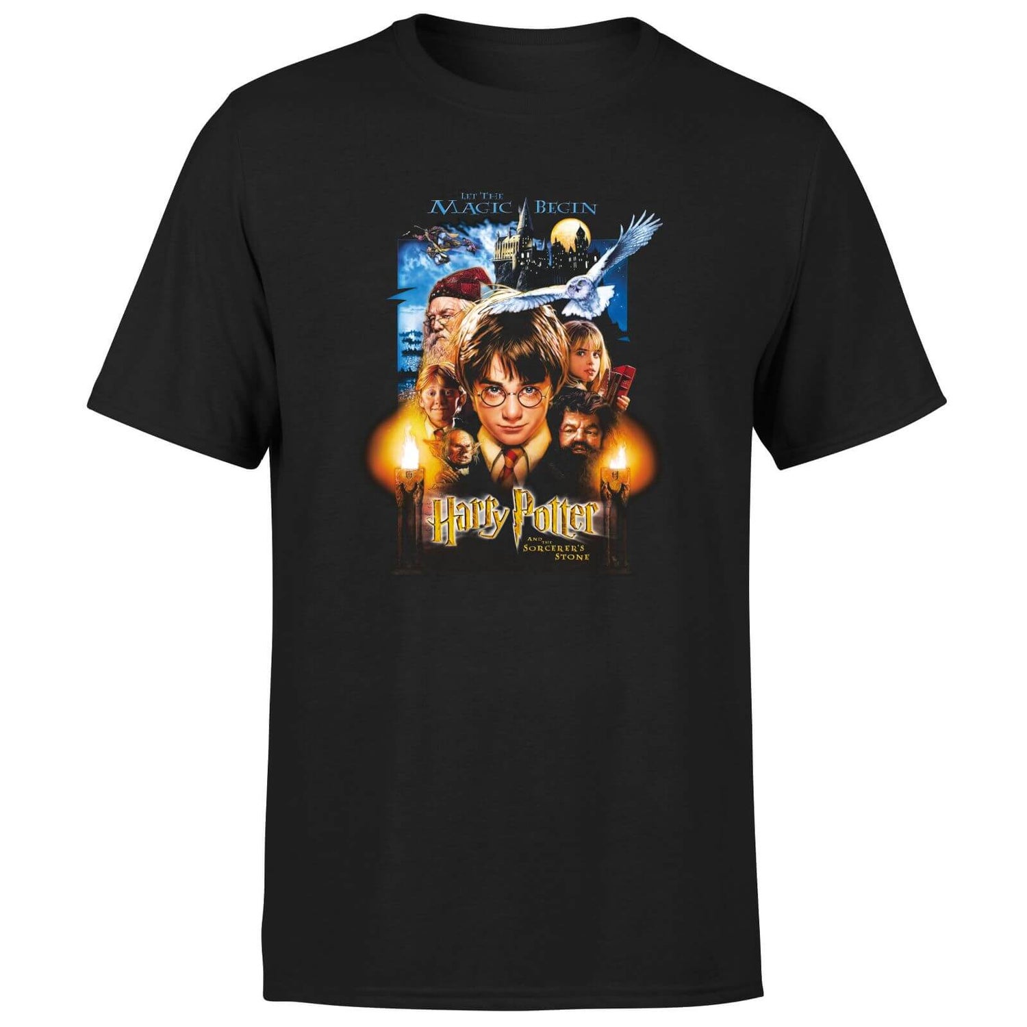 Camiseta unisex The Sorcerer's Stone de Harry Potter - Negro