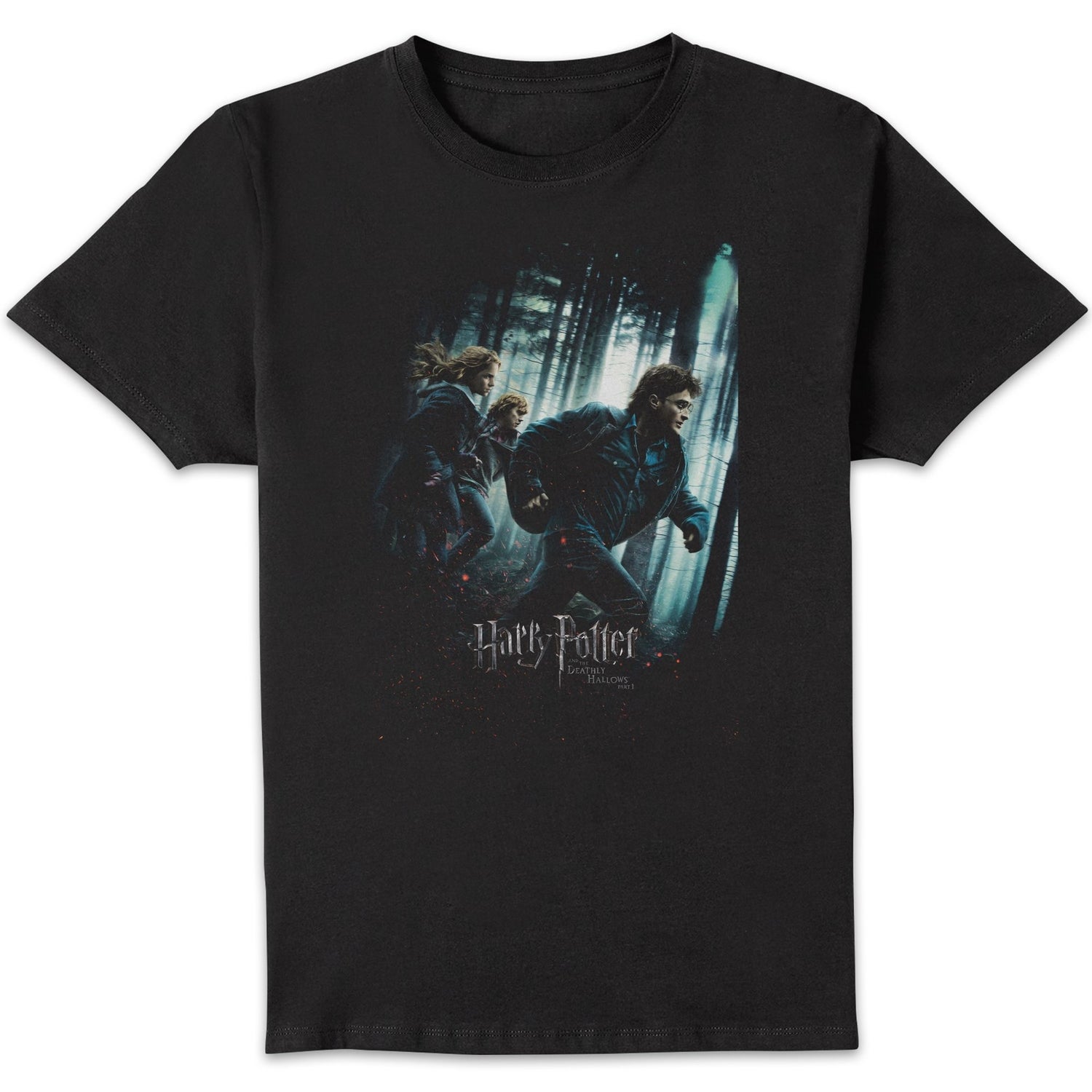 Harry Potter Deathly Hallows Part 1 Unisex T-Shirt - Black