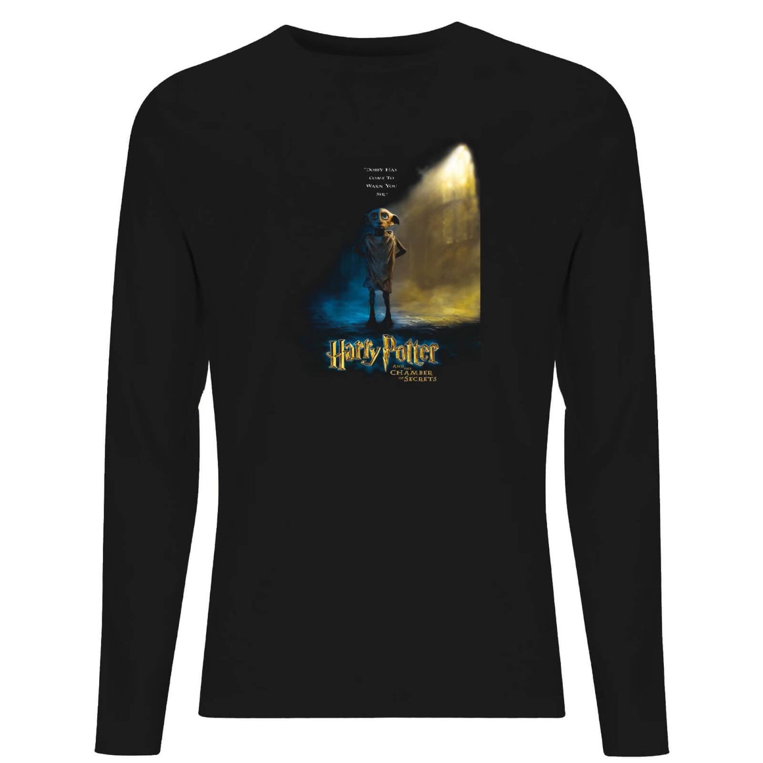 Harry Potter Chamber Of Secrets - Dobby Unisex Long Sleeve T-Shirt - Black