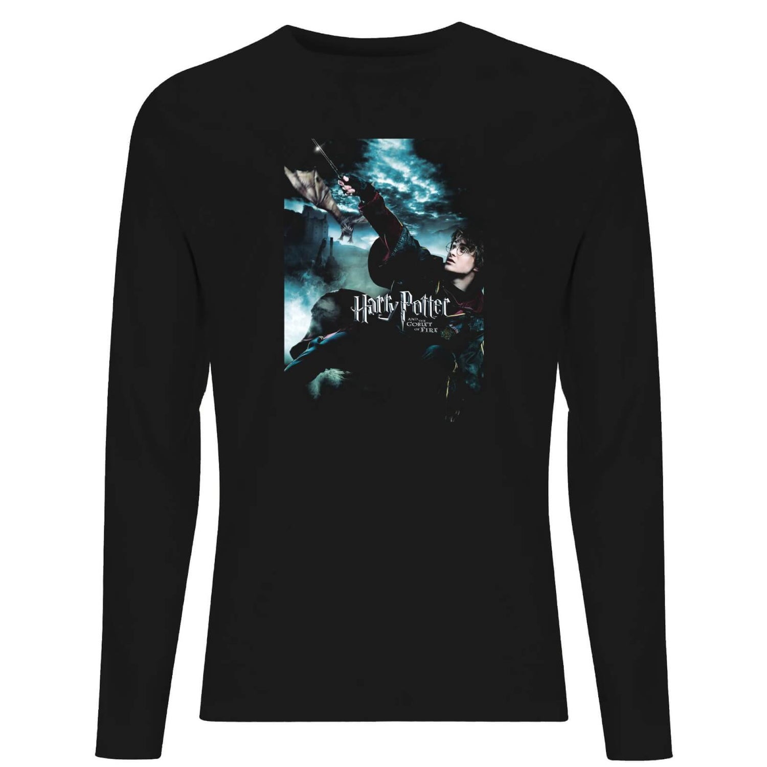 Camiseta de manga larga unisex Goblet Of Fire de Harry Potter - Negro