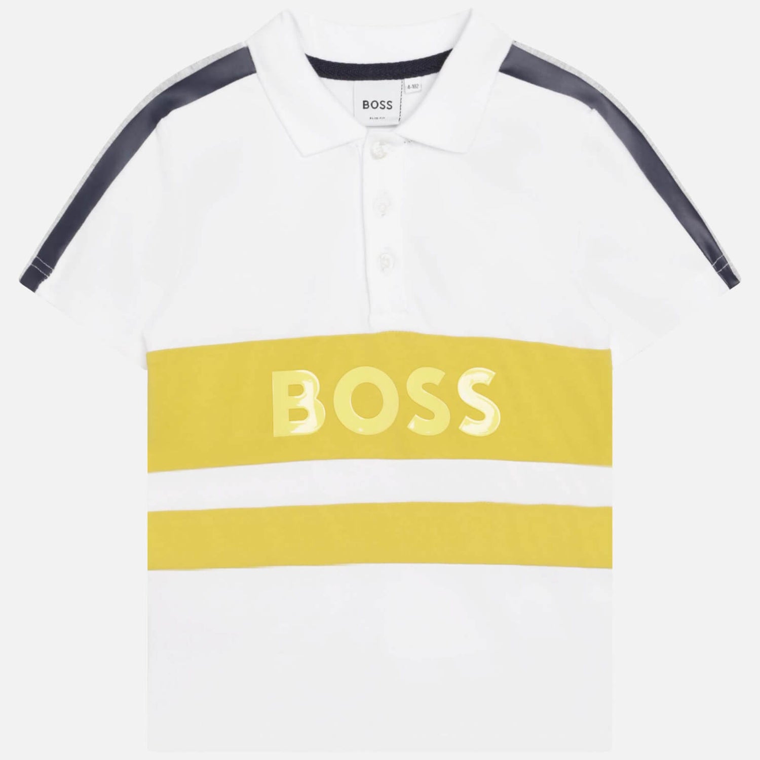 Hugo Boss Boys' Stripe Cotton-Piqué Polo Shirt