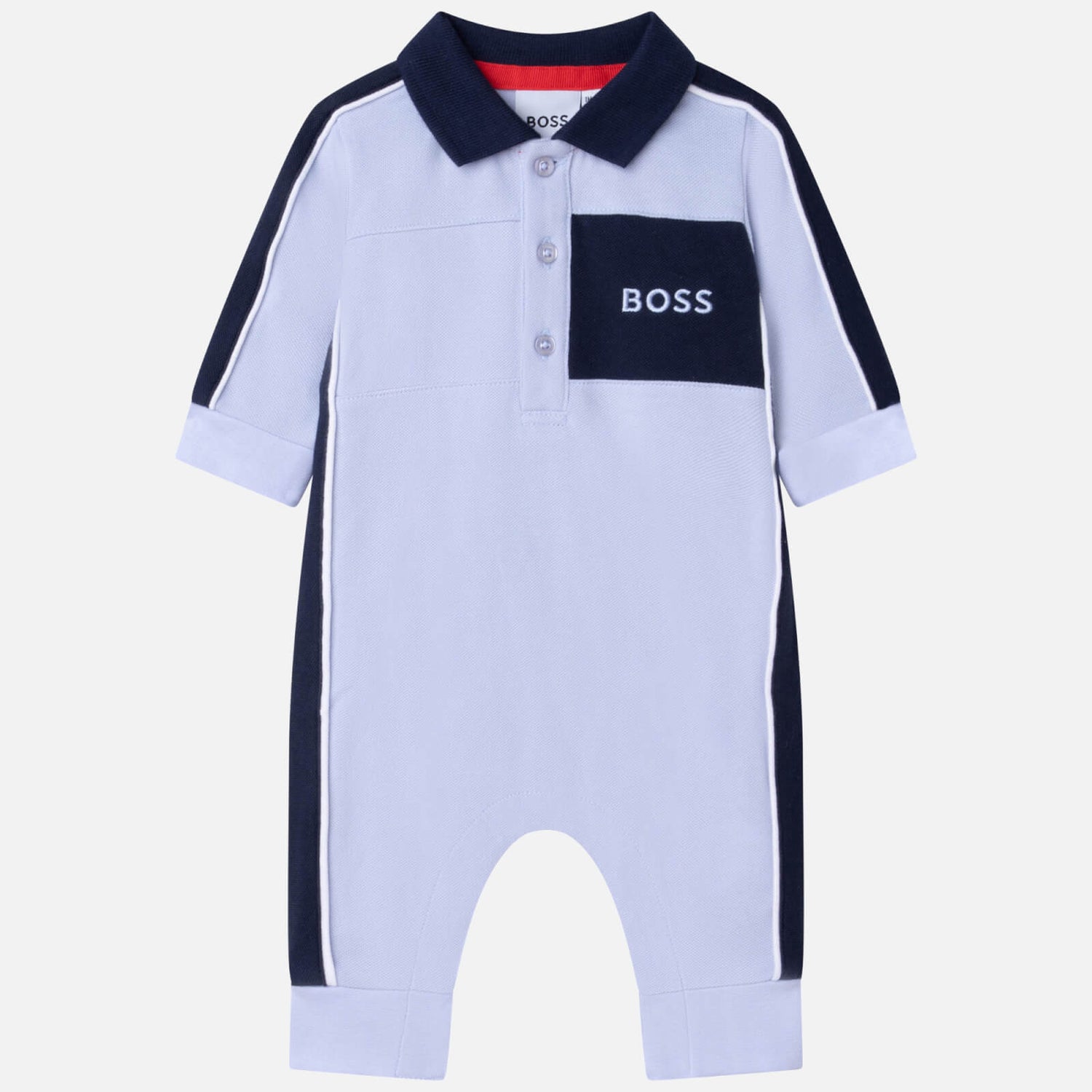 Hugo Boss Embroidered Logo Cotton-Blend All in One - 3 Months