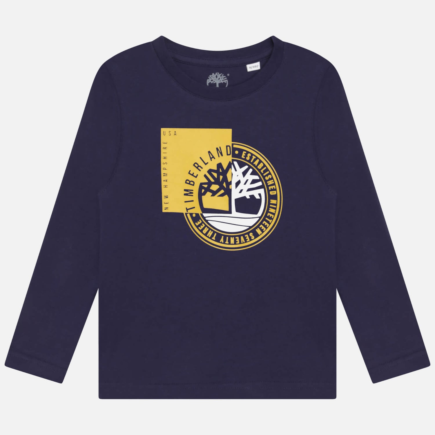 Timberland Kids' Long-Sleeve Logo T-Shirt -  4 Years 