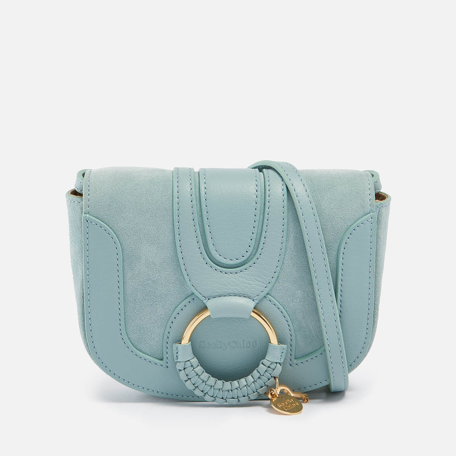 See By Chloé Small Hana Leather and Suede Bag