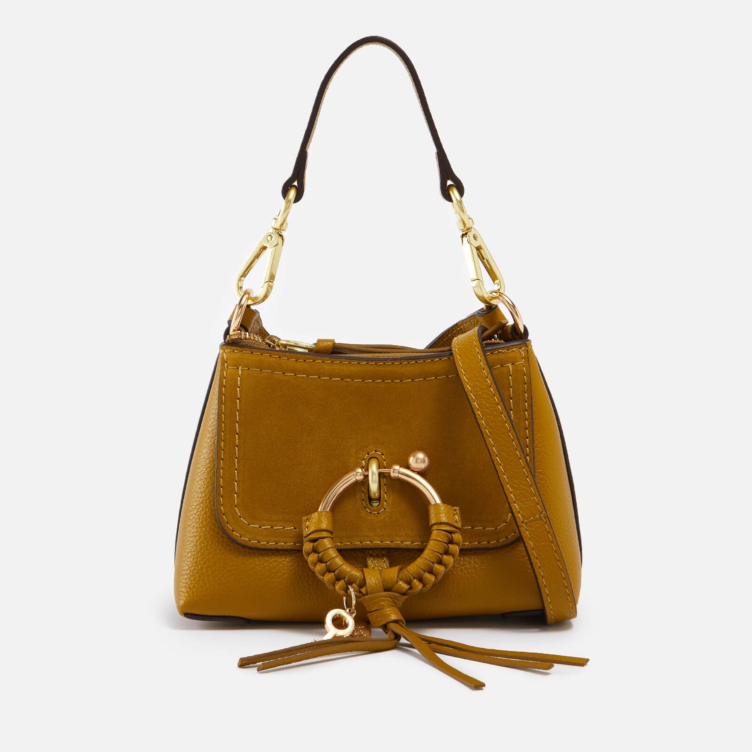 See By Chloé Mini Joan Suede and Leather Bag
