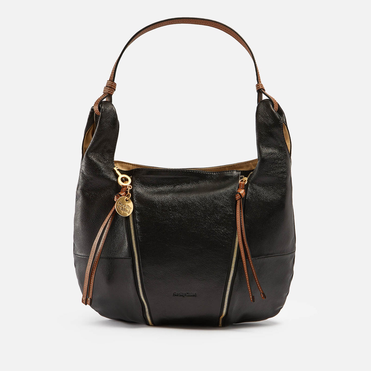See By Chloé Indra Hobo Leather and Suede Bag
