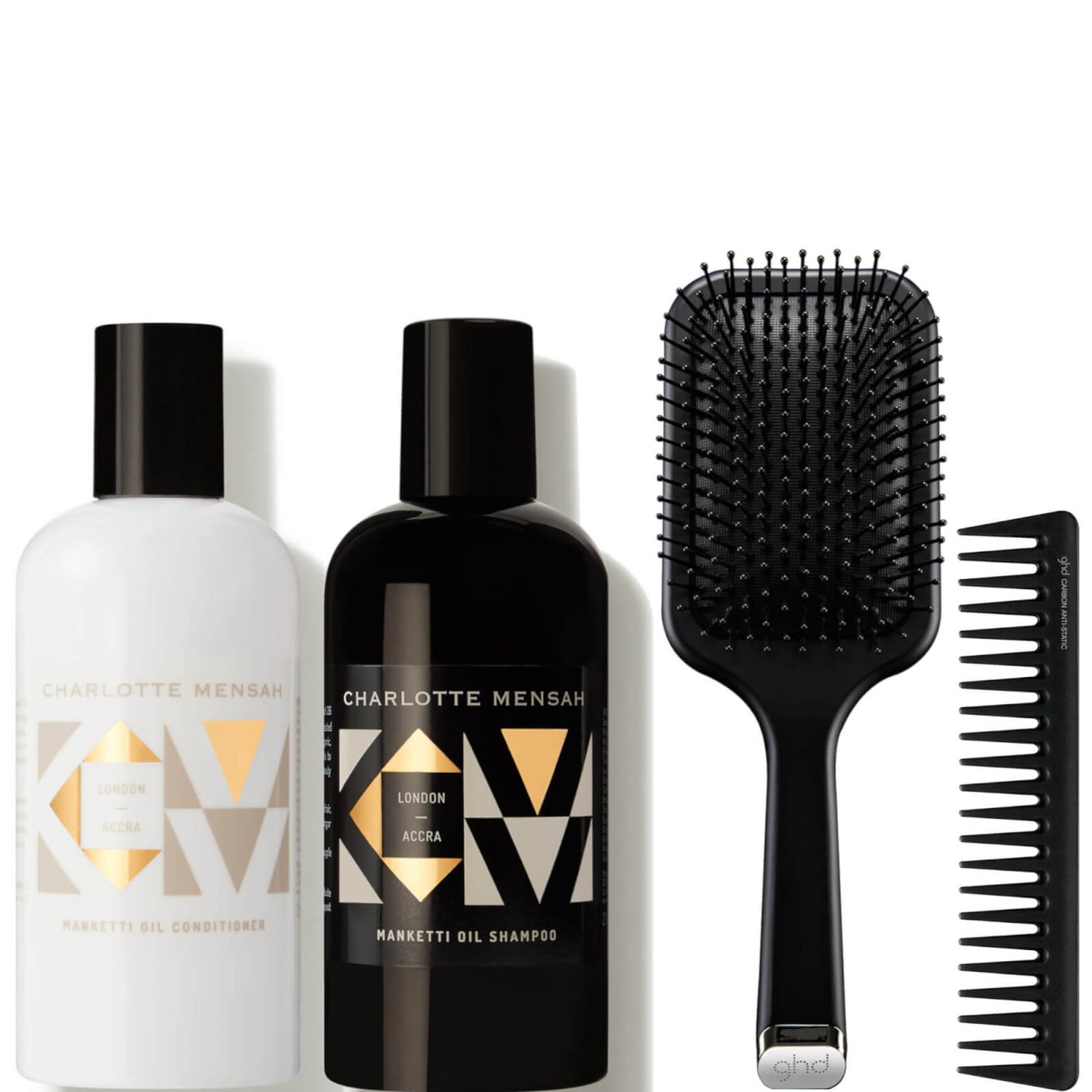 ghd and Charlotte Mensah Luxury Cleanse and Condition Set (Worth $113.00)