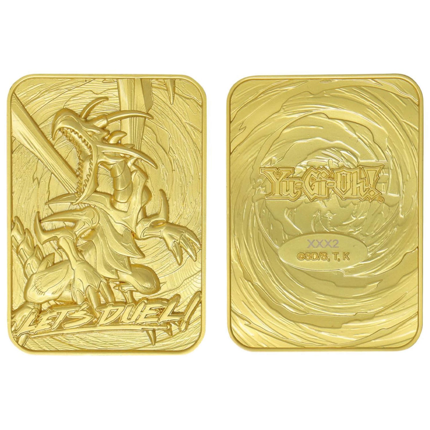 Fanattik Yu-Gi-Oh! Limited Edition 24K Gold Plated Collectible - Red Eyes B. Dragon