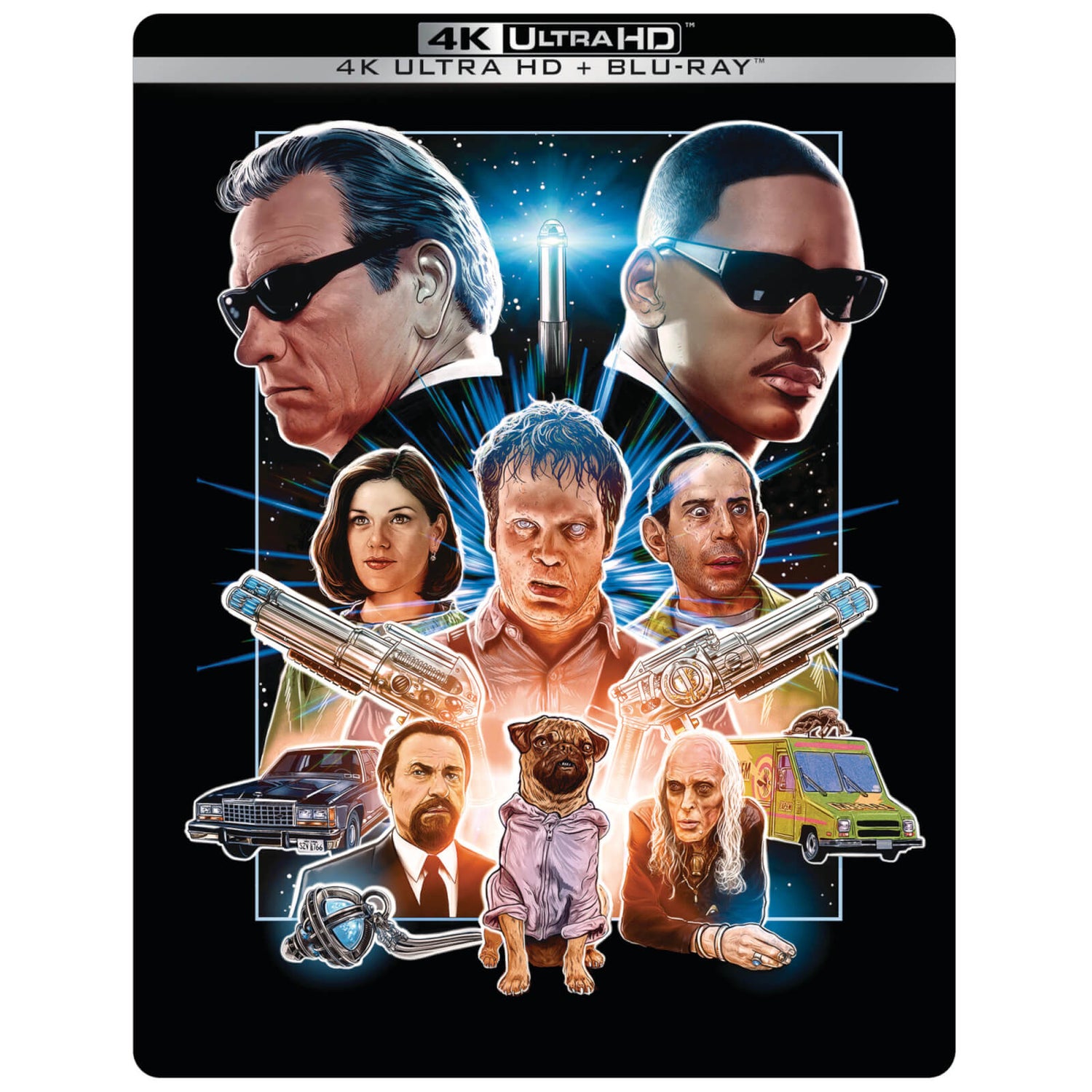 Men in Black Zavvi Exclusive 25th Anniversary Limited Edition 4K Ultra HD Steelbook (includes Blu-ray)