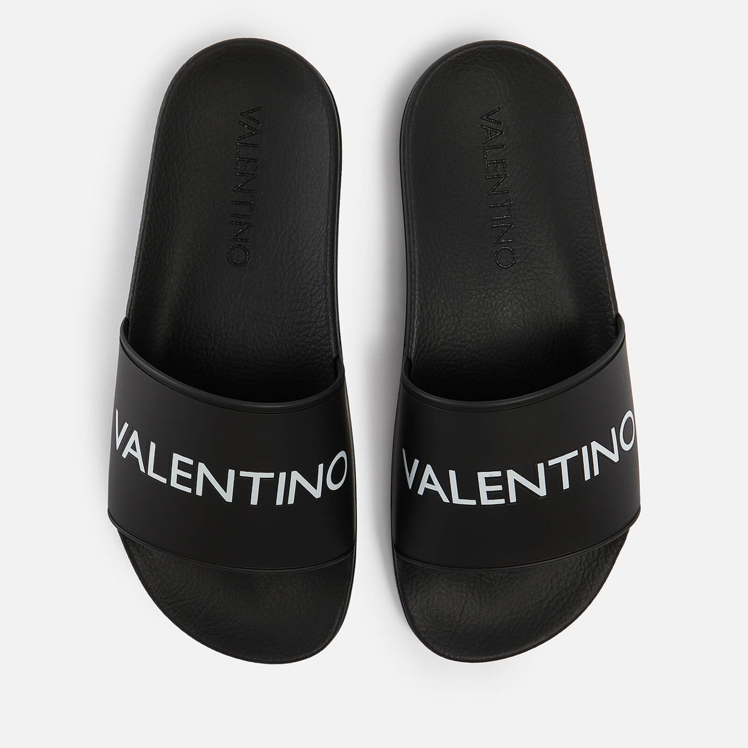 Valentino Xenia Logo-Print Rubber Slides - UK 3